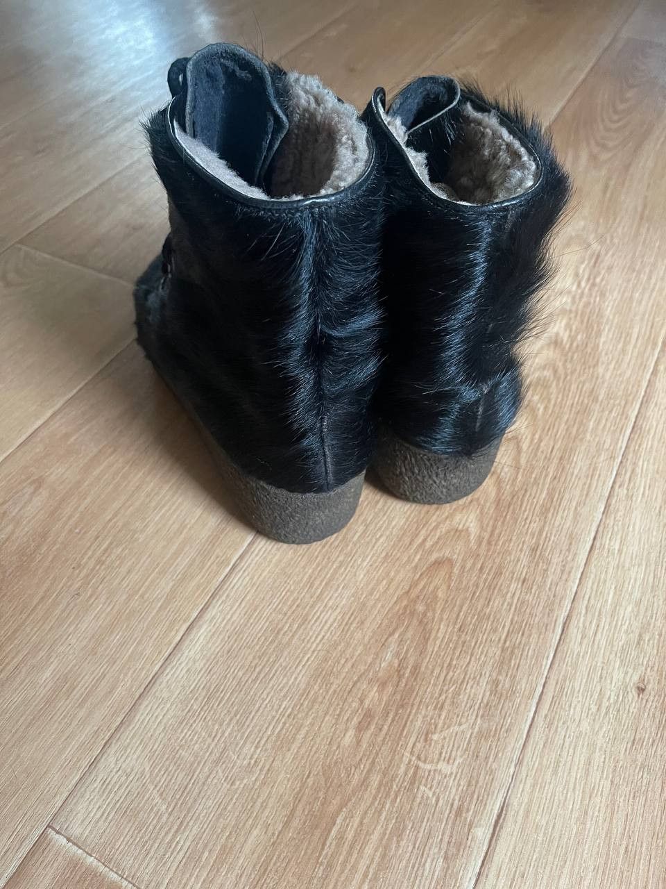 Genuine Leather × Japanese Brand × Vintage Genuine Fur Winter Boots Size US 9 / IT 39 - 8 Thumbnail