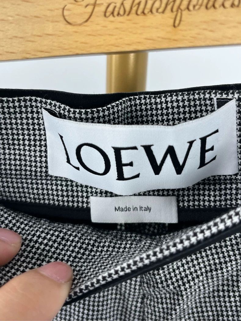 Loewe LOEWE Black patchwork letter logo trousers Size 42" / US 20 - 3 Thumbnail