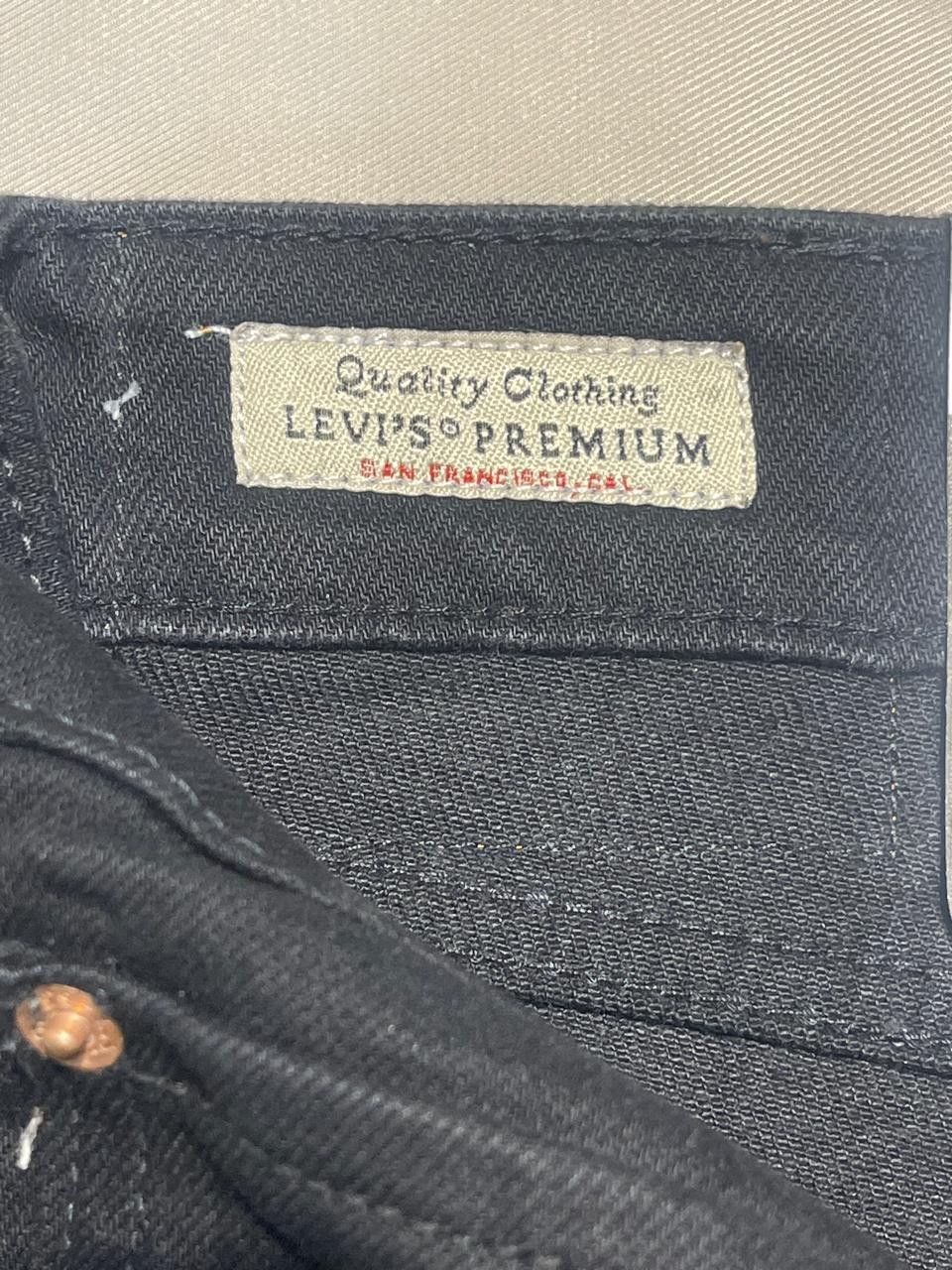 Levi's Vintage Clothing Levi's 511 Black Men's Jeans – W34 L32 Size US 34 / EU 50 - 5 Thumbnail
