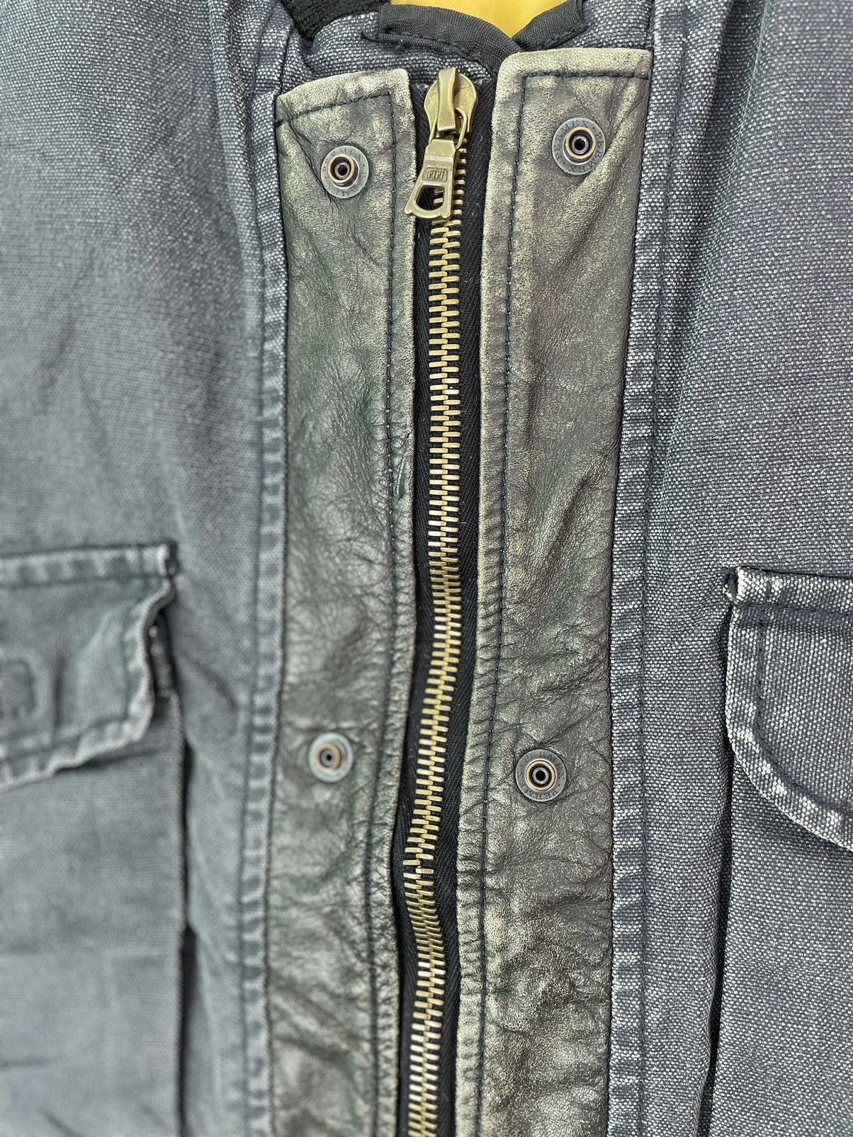 Denime × Japanese Brand Vtg 90s DENIME duck canvas detroit workwear jacket Size US M / EU 48-50 / 2 - 3 Thumbnail