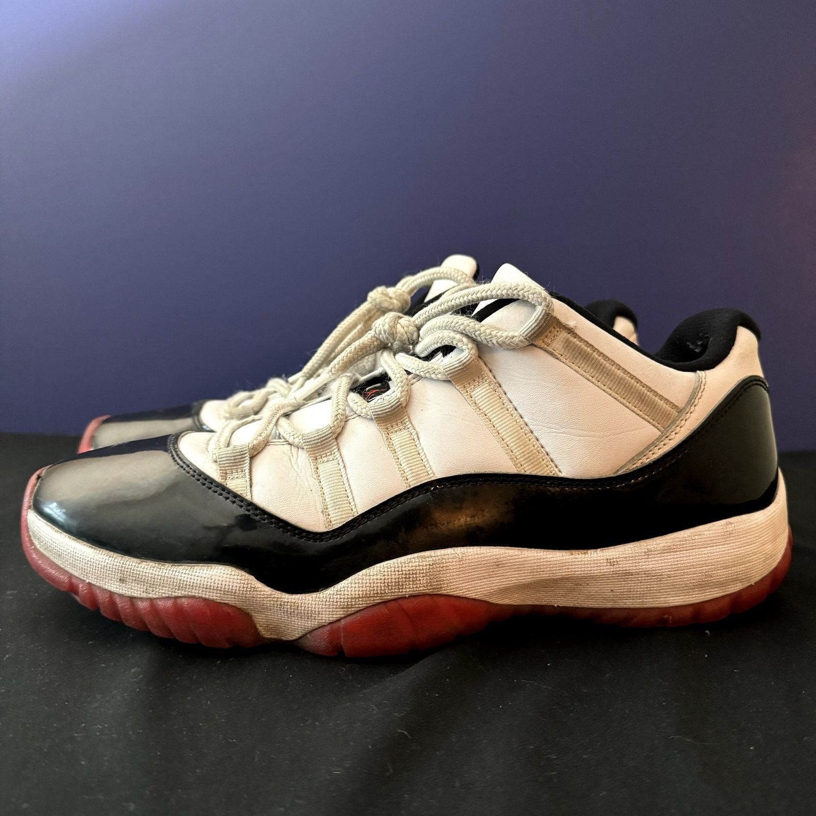 Jordan Brand × Nike Size 12 - Air Jordan 11 Retro Low Concord-Bred Men's Shoes Size US 12 / EU 45 - 9 Thumbnail
