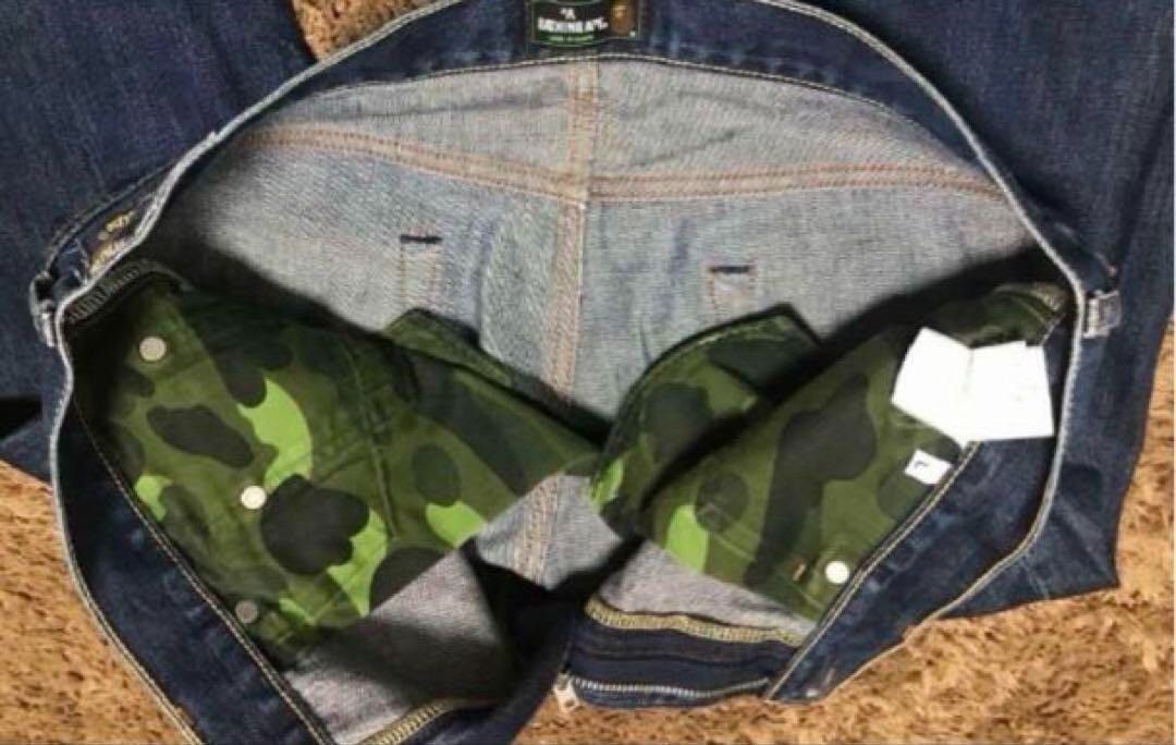 Bape A Bathing Ape Embroidered Denim Pants Ape Logo Size L Size US 32 / EU 48 - 8 Thumbnail