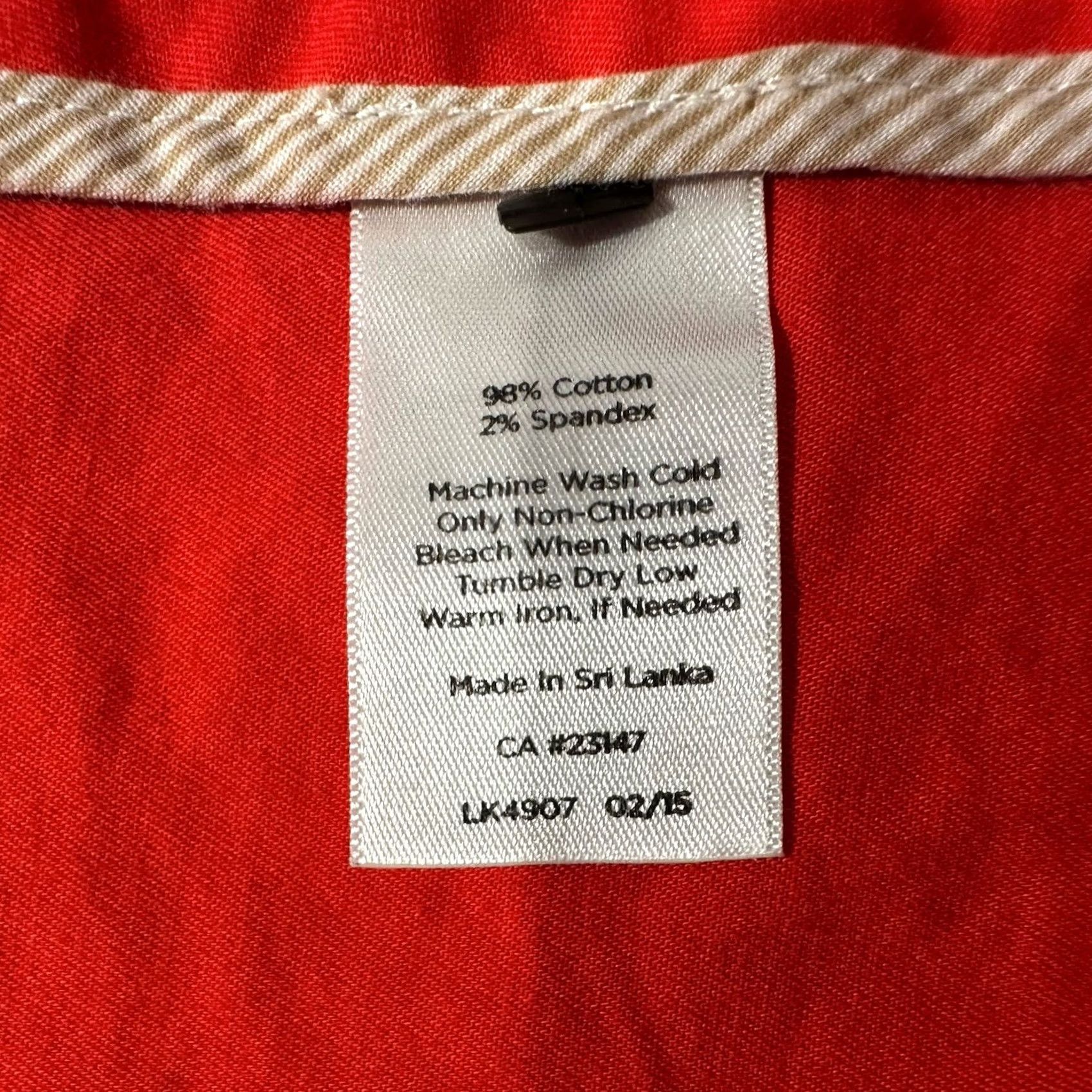 Talbots Talbots Blazer Womens Size 10 Red Two Button Cotton Blend Office Casual EUC Shirt Jacket Blazer Size L / US 10 / IT 46 - 5 Thumbnail