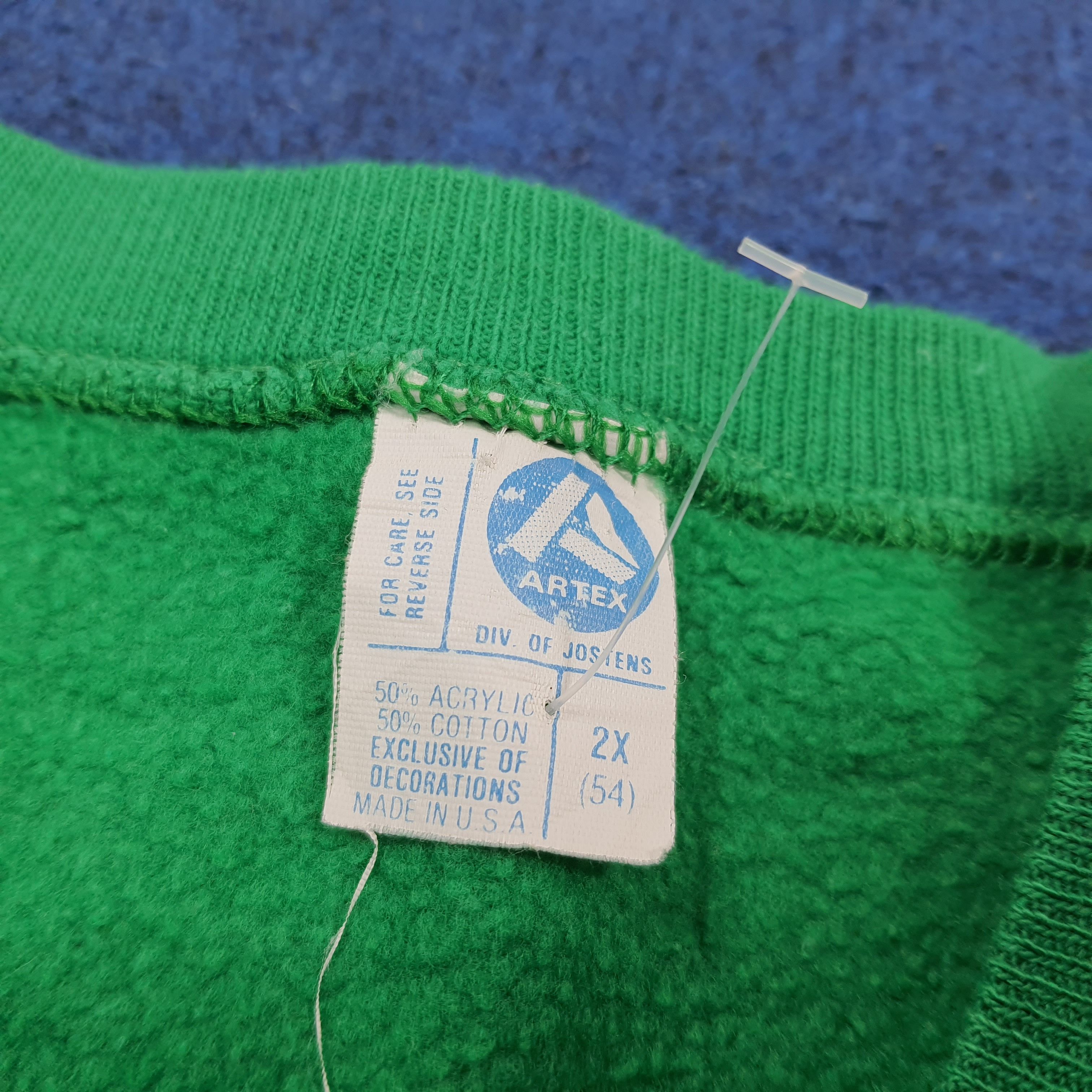 Artek Vintage 90s Bah Humbug Christmas Sweatshirt C302N9 Size US XXL / EU 58 / 5 - 4 Thumbnail