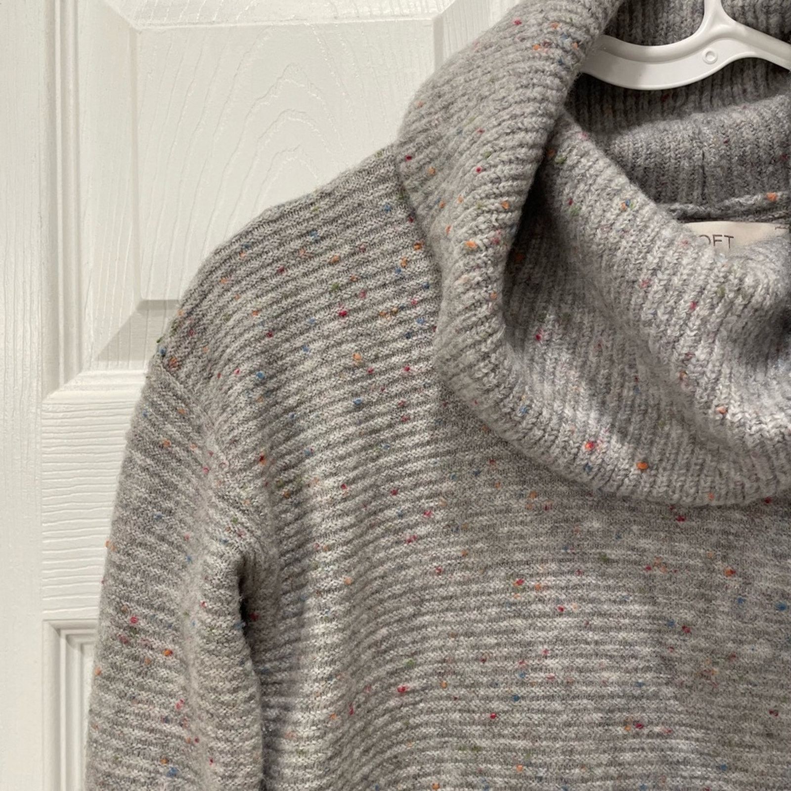 Loft Ann Taylor LOFT Cowl Neck Sweater XXSP Size XXS / US 00 / IT 34 - 5 Thumbnail