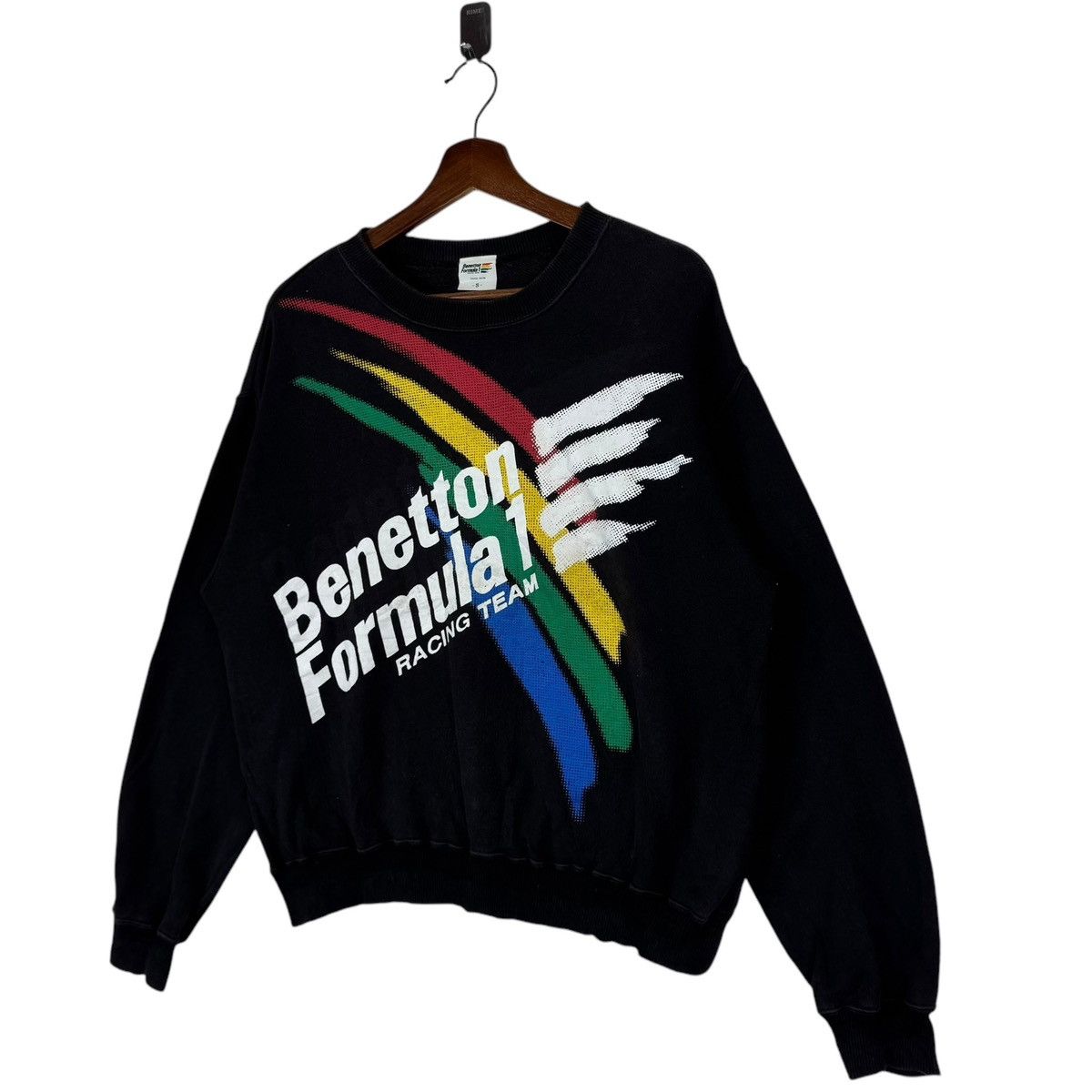 Benetton VINTAGE BENETTON FORMULA 1 RACING PULLOVER CREWNECK Size US S / EU 44-46 / 1 - 2 Thumbnail