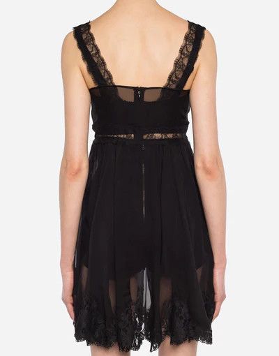 Dolce & Gabbana o1y0825 Mini Dress in Black Size M / US 6-8 / IT 42-44 - 3 Thumbnail
