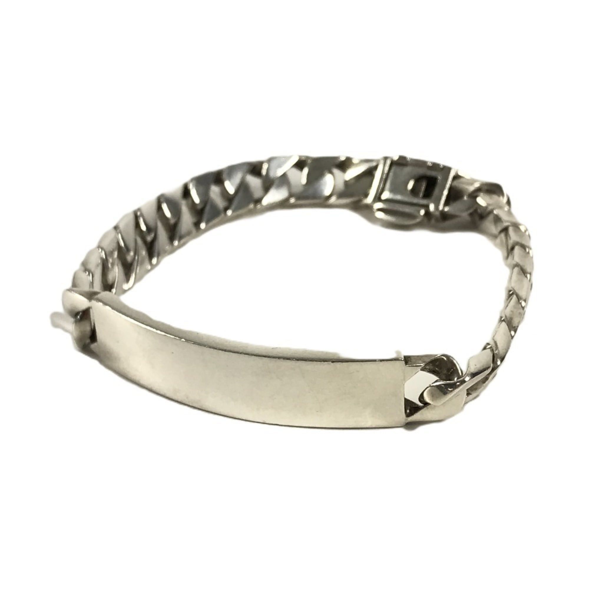 Tiffany & Co. TIFFANY & Co. Tiffany ID Plate Logo Accessory Jewelry Bracelet SV925 Silver for Men and Women Size ONE SIZE - 1 Thumbnail