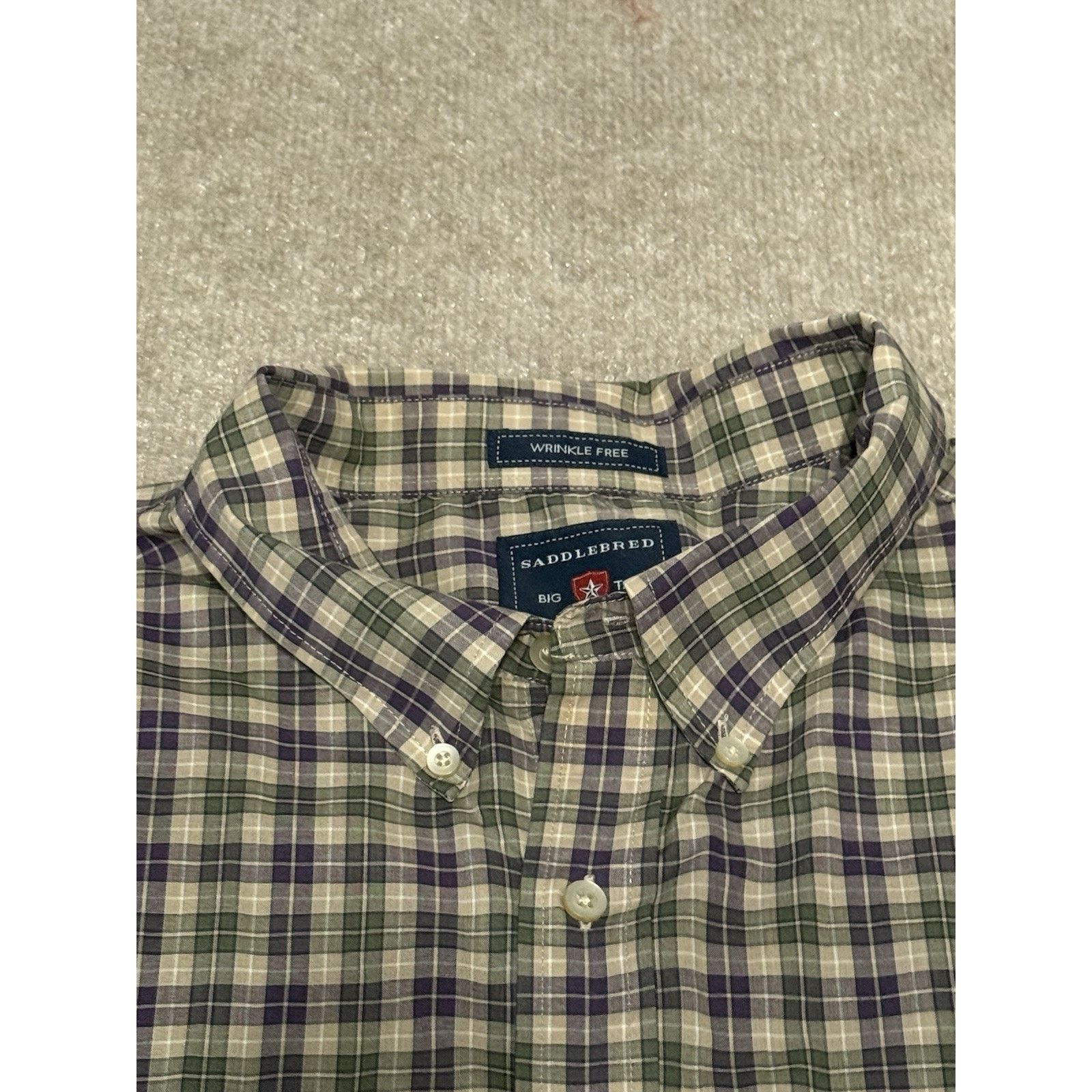 Saddlebred SaddleBred Bottom Down Plaid Short Men’s Size US XXL / EU 58 / 5 - 3 Thumbnail