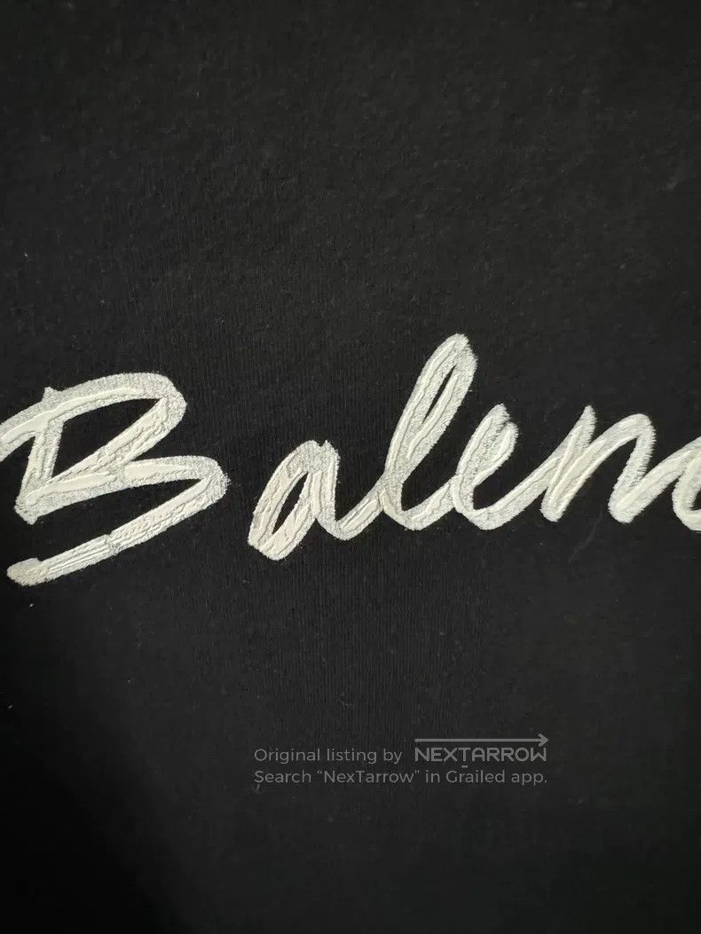 Balenciaga Balenciaga Black Logo Short-Sleeve T-Shirt Size US XXS / EU 40 - 3 Thumbnail