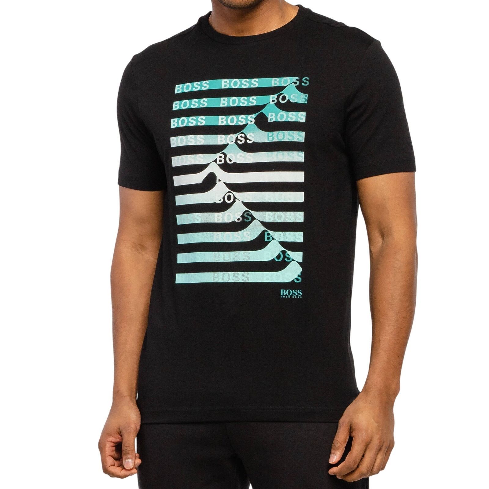 Hugo Boss Hugo Boss Bionic / Green "Teeonic_99" Shirt Graphic Print L Size US L / EU 52-54 / 3 - 1 Thumbnail
