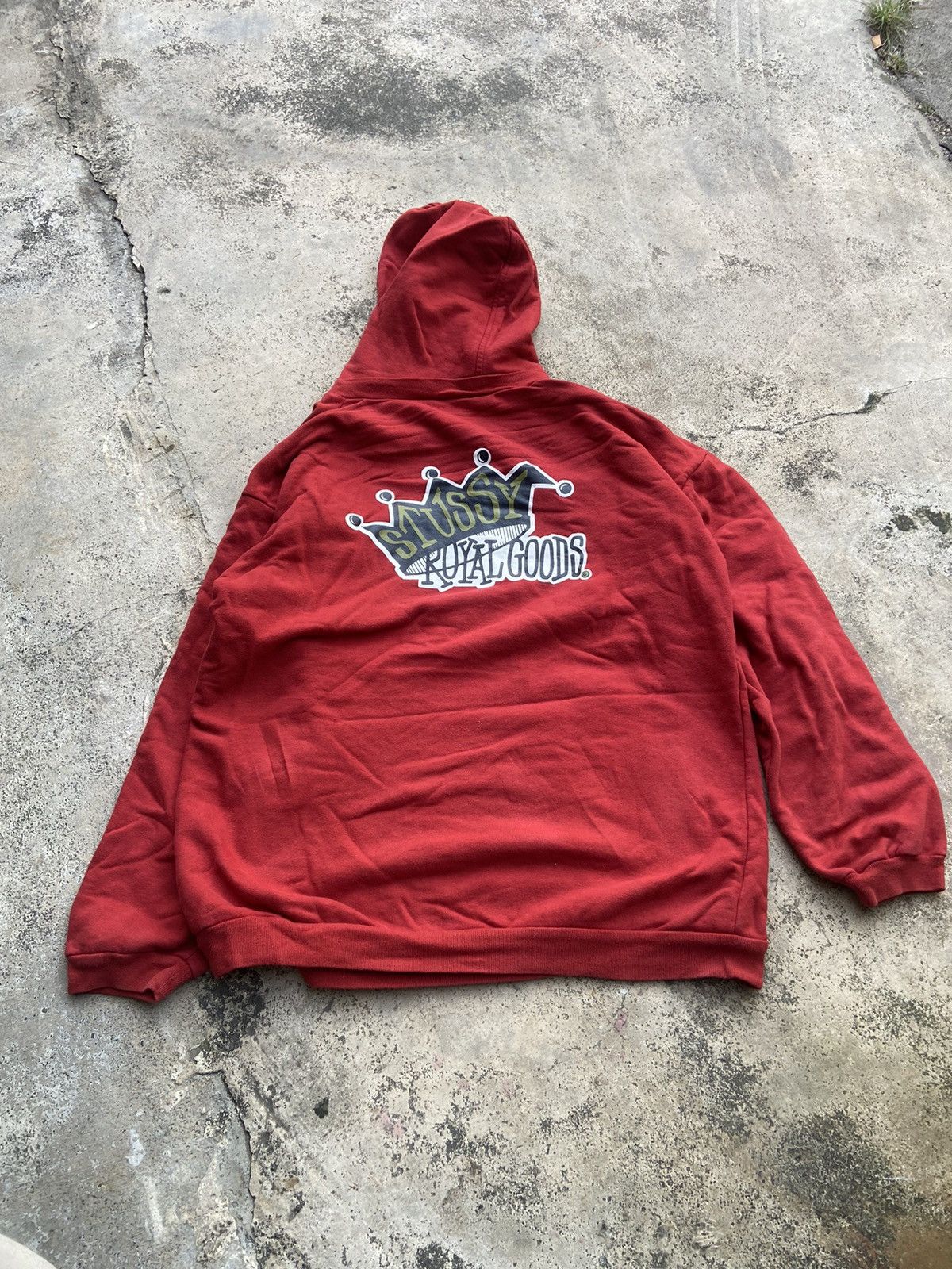 Stussy Vintage Arcive 90’s Stussy ‘Royal Goods’ Crown Hoodie Size US L / EU 52-54 / 3 - 3 Thumbnail