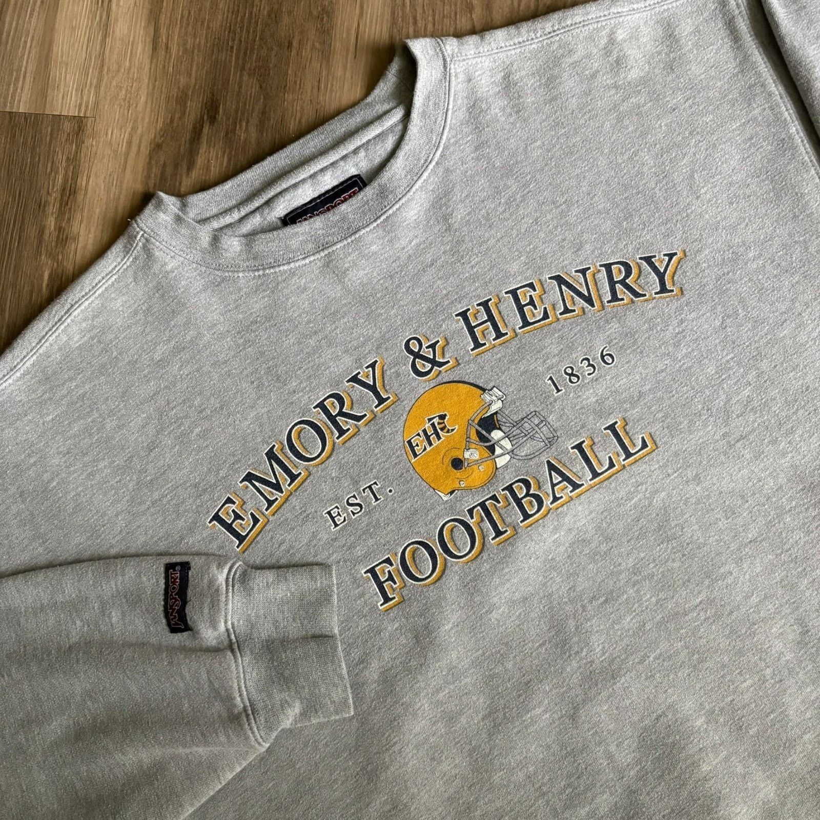 Vintage Vintage Emory & Henry College Sweatshirt Men's Size L Size US L / EU 52-54 / 3 - 1 Thumbnail