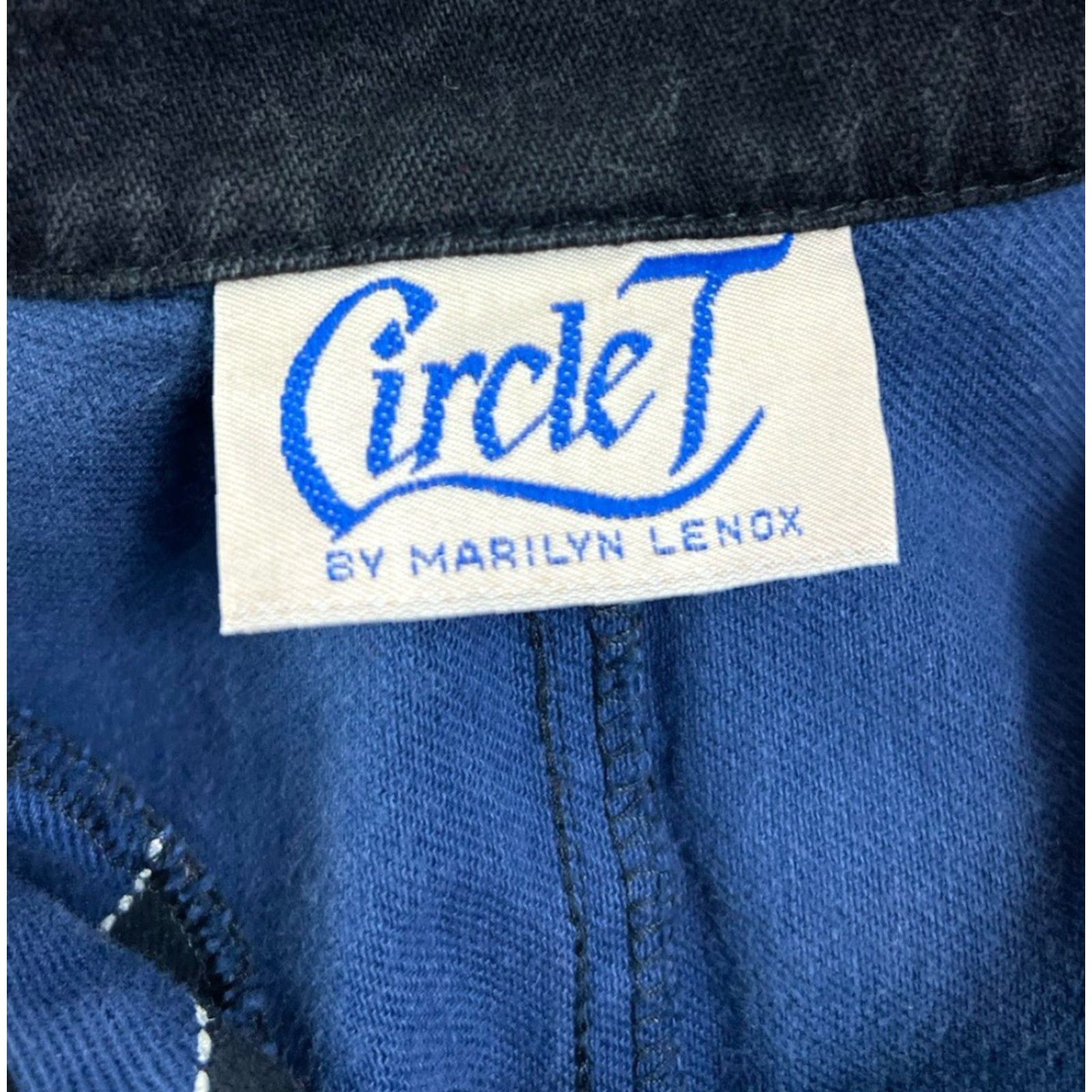 Vintage VINTAGE Western Jacket Circle T Marilyn Lenox Aztec Button L Blue Women Size L / US 10 / IT 46 - 6 Thumbnail