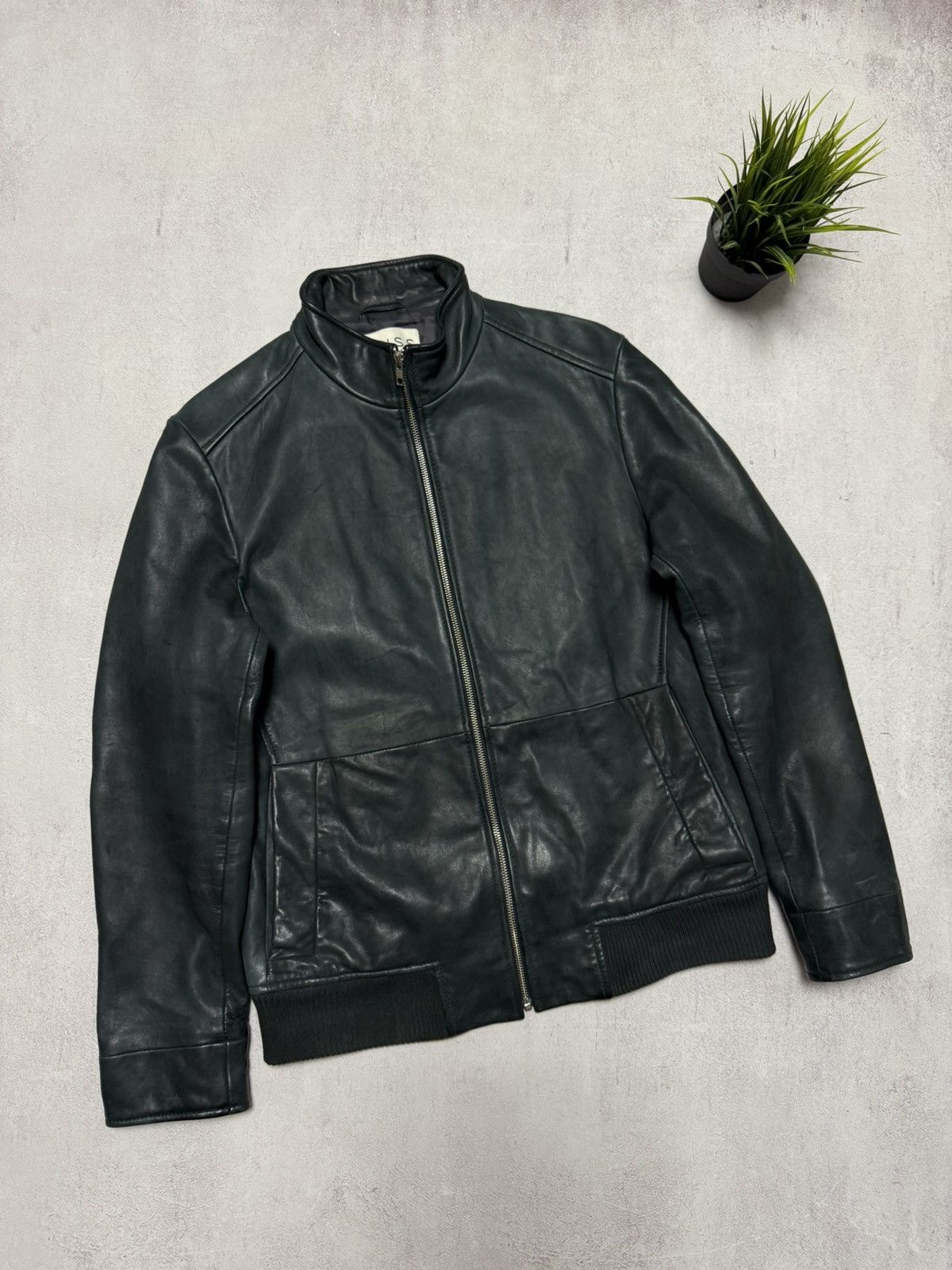 Tag Heuer × Vintage Vintage Tag Heuer Dakota Leather Jacket | Grailed