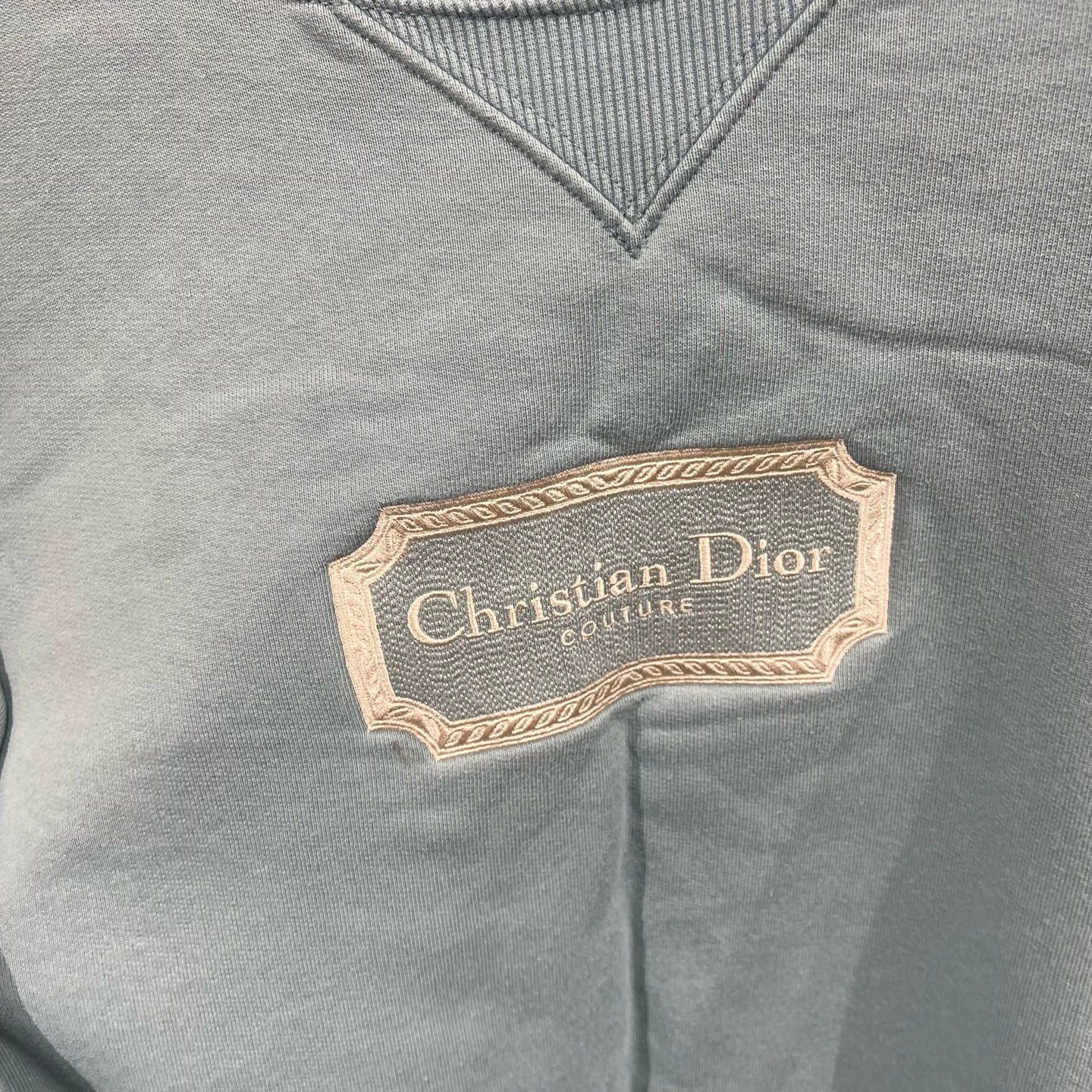 Dior Dior Logo Embroidered Crewneck Sweatshirt M Size US M / EU 48-50 / 2 - 4 Thumbnail