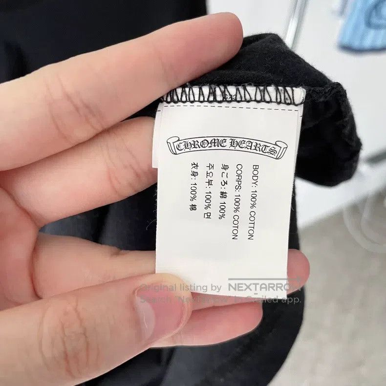 Chrome Hearts CHROME HEARTS Size M Black scroll full of cross and Scout f Size US M / EU 48-50 / 2 - 7 Thumbnail