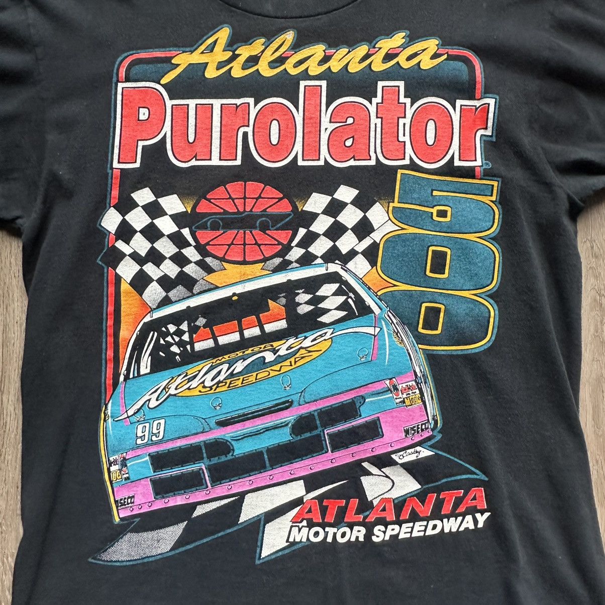 NASCAR × Vintage Vintage 90’s NASCAR Purolator 500 tee Size US L / EU 52-54 / 3 - 2 Thumbnail