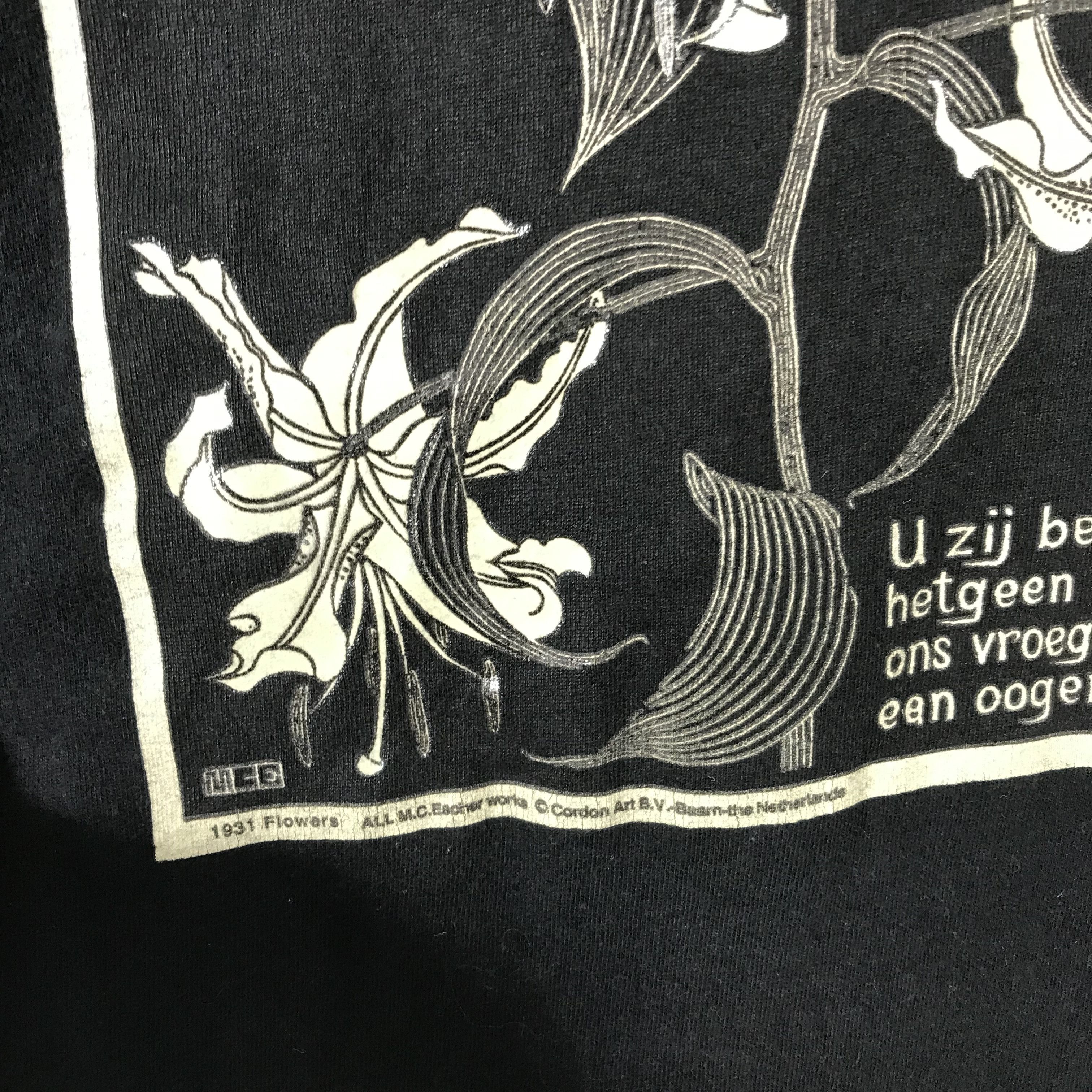Arts & Science M.C. Escher Cordon Art Works flower Vintage Tee Size US M / EU 48-50 / 2 - 4 Thumbnail