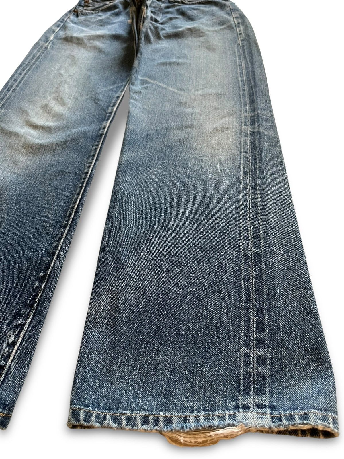 Levi's Vintage USA 80s Levis 501 Big E Selvedge Button 555 Jeans Size US 27 - 8 Thumbnail