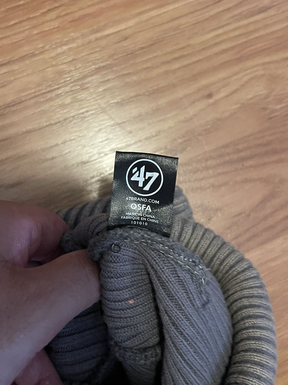 47 Brand Grey Jets Beanie✈️🟢🏈 Size ONE SIZE - 4 Thumbnail