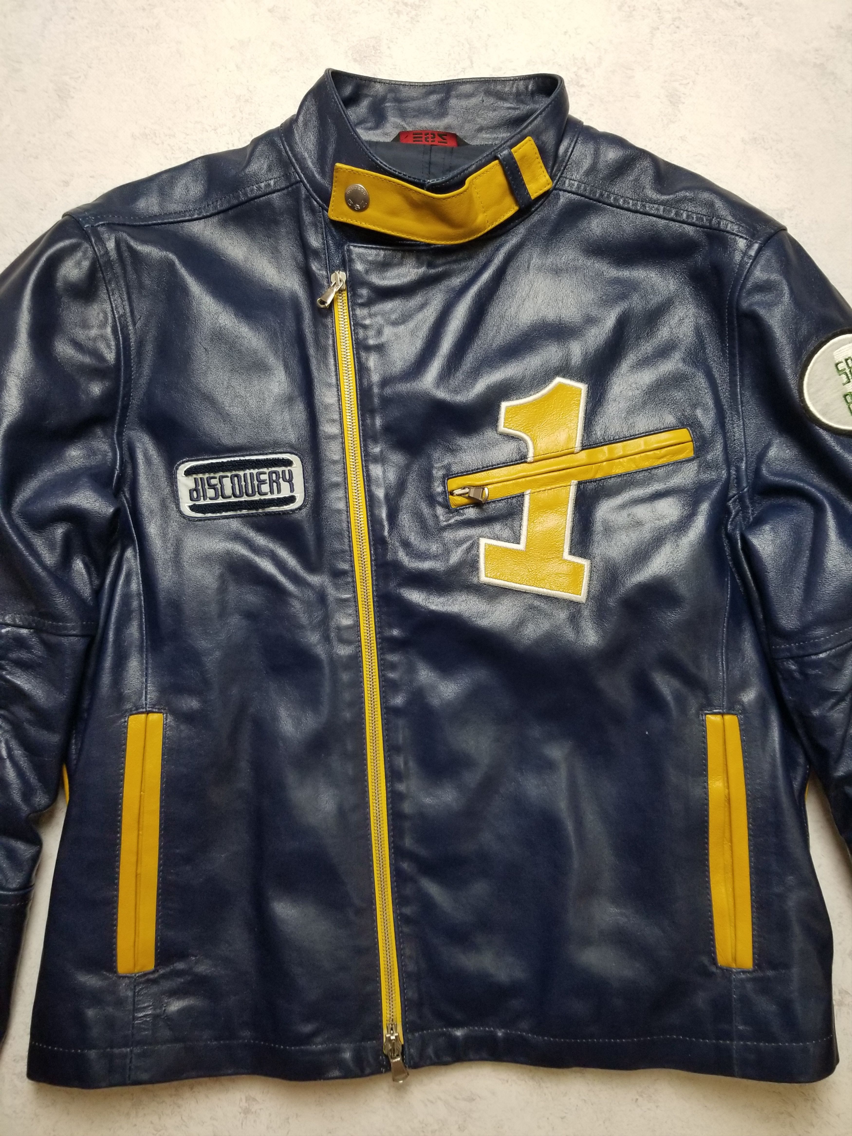 Other Y2K Essenza Vera Pelle Leather Motobiker Jacket Unisex Size US M / EU 48-50 / 2 - 14 Thumbnail