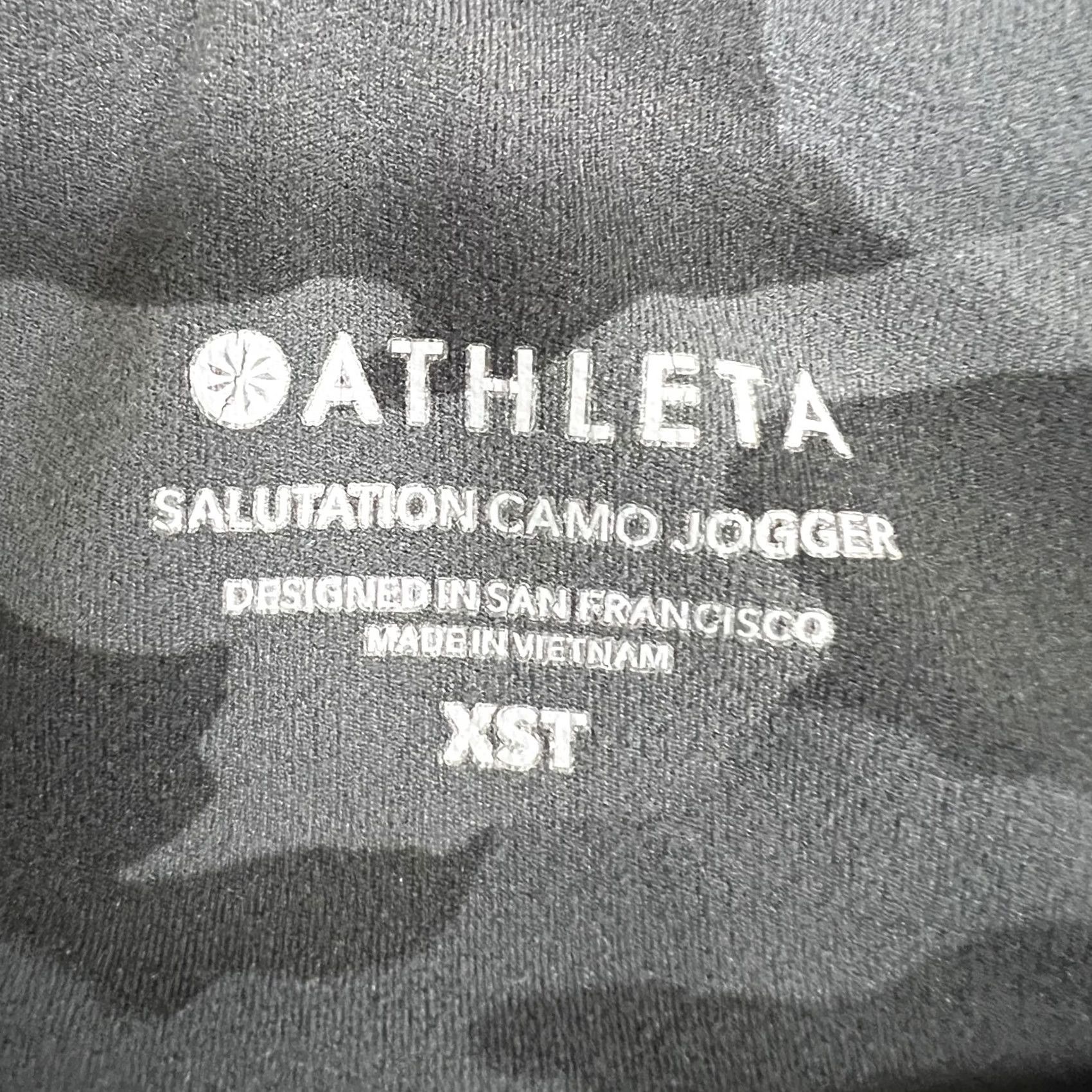 Athleta Athleta Womens XST Black Camo Salutation Jogger Tall Yoga Gym Workout Size 26" / US 2 / IT 38 - 3 Thumbnail