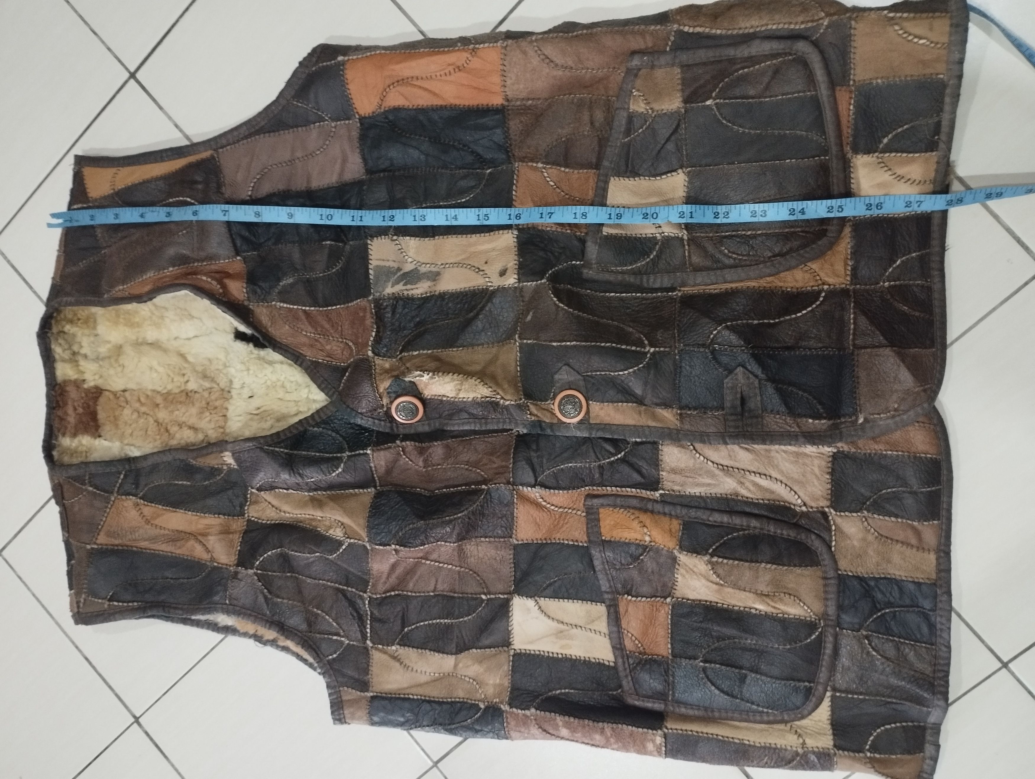 Le Grande Bleu (L.G.B.) × Vintage West patchwork vintage Size US L / EU 52-54 / 3 - 1 Thumbnail