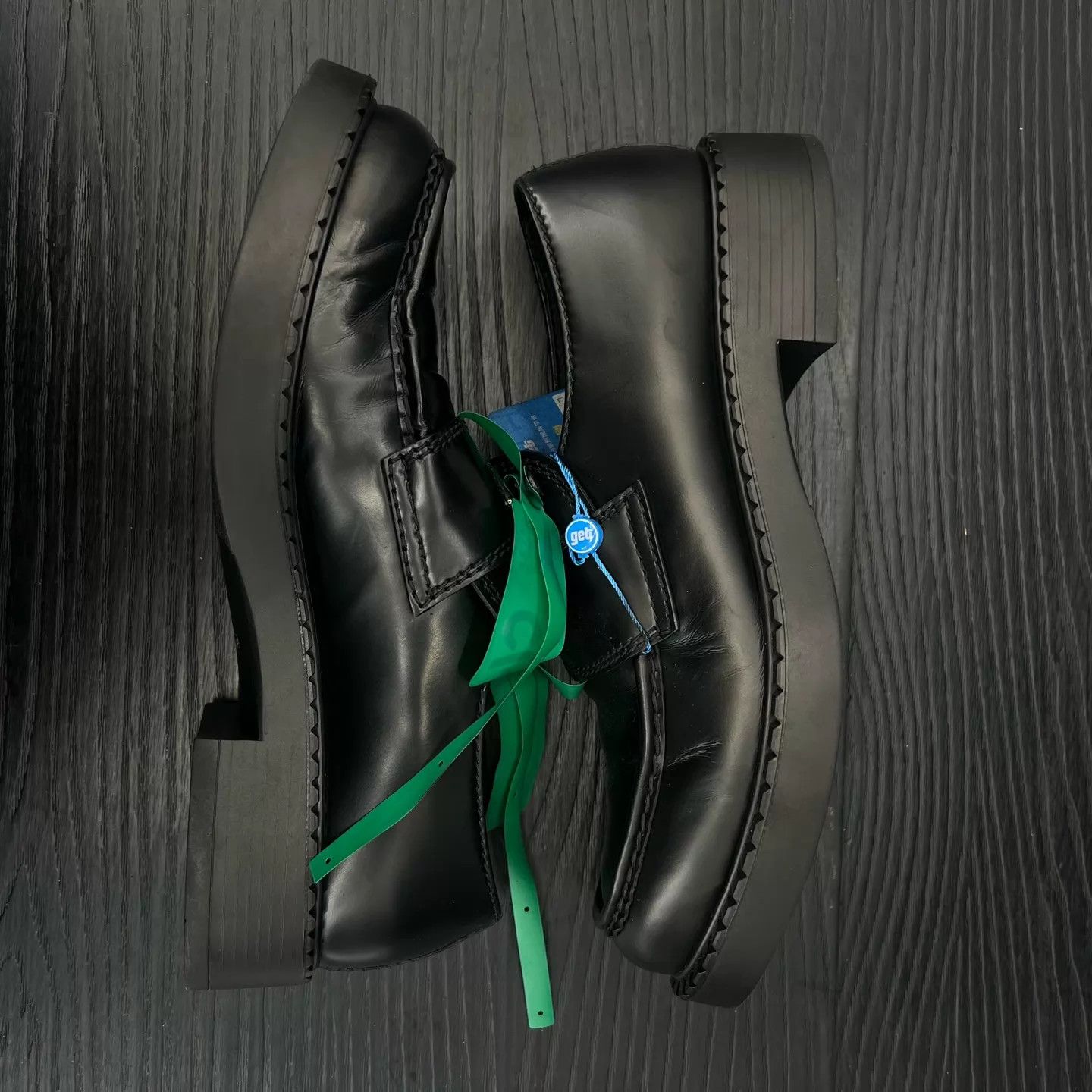 Prada Prada Black Loafers US 8.5 / EU 42.5 With Box Size US 8.5 / EU 41-42 - 2 Thumbnail