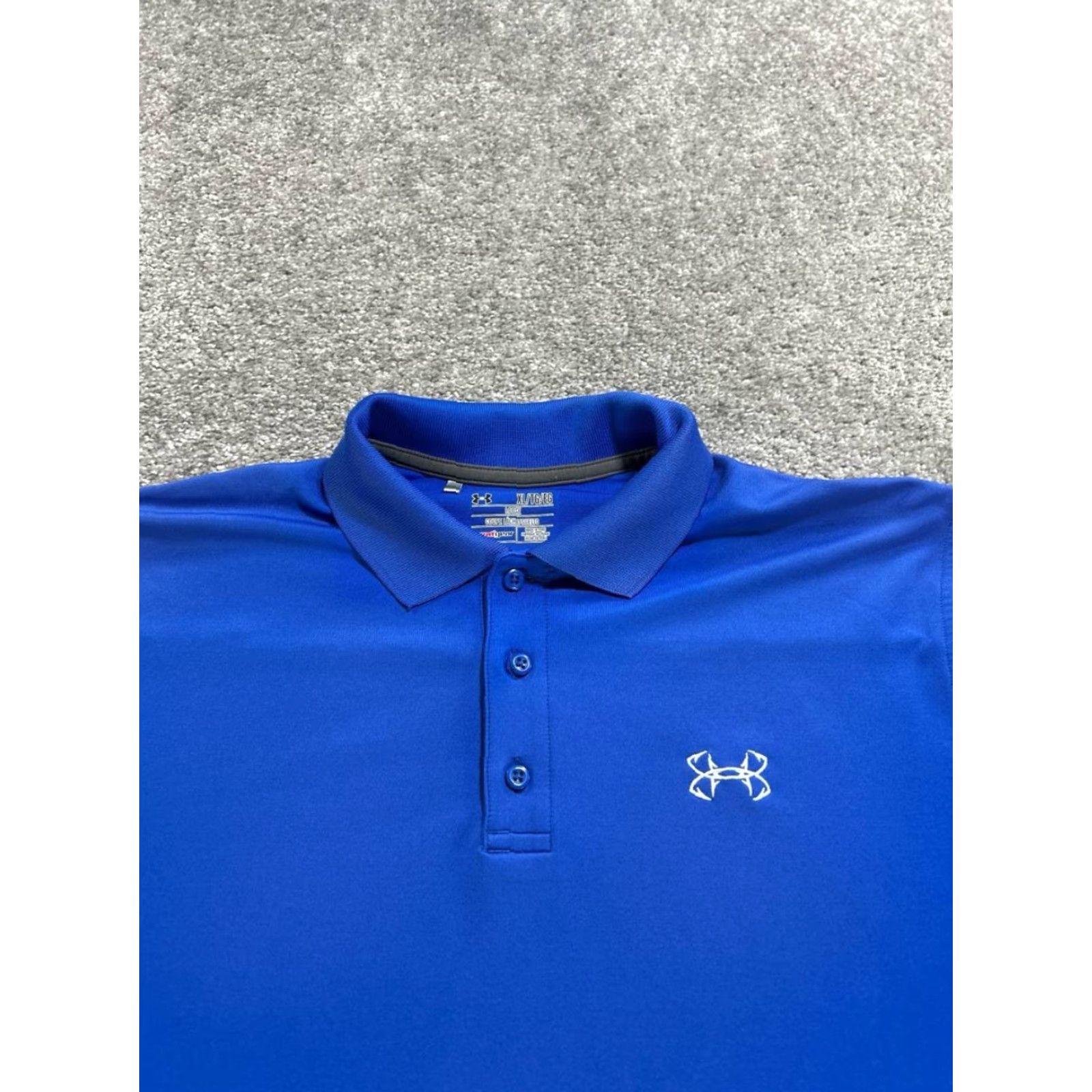 Under Armour Under Armour Polo Shirt Mens XL Blue HeatGear Polo Shirt Mens XL Blue HeatGear Size US XL / EU 56 / 4 - 2 Thumbnail
