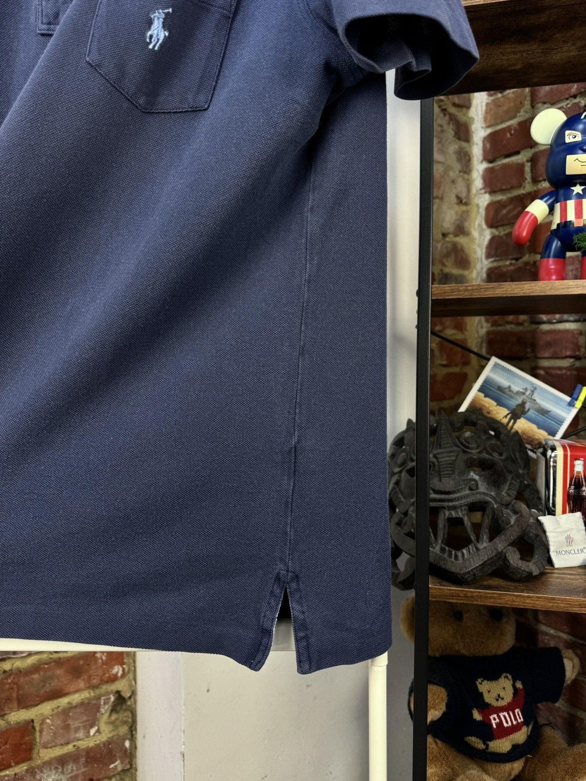Polo Ralph Lauren × Vintage POLO by Ralph Lauren Vintage Pockets Polo Shirt Custom Fit Size US L / EU 52-54 / 3 - 12 Thumbnail