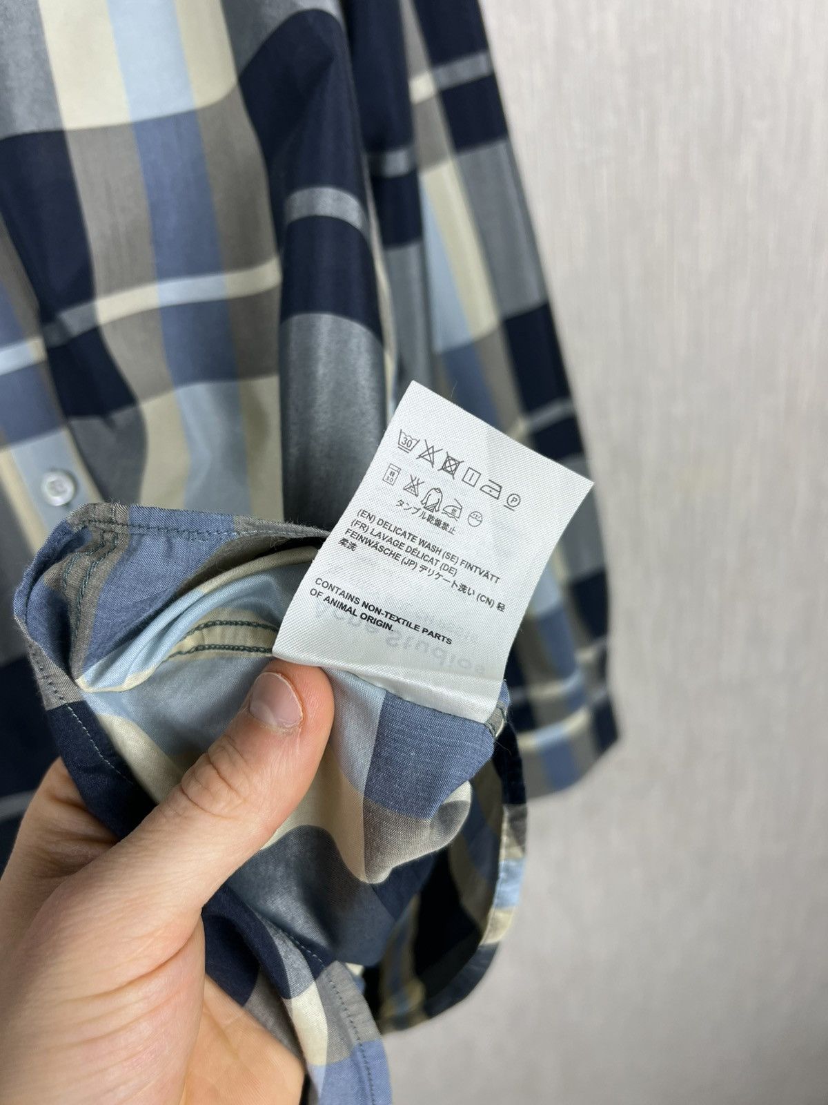 Acne Studios Acne Studios classic fit Jeffrey Mul Ch PSS16 checked shirt Size US L / EU 52-54 / 3 - 16 Thumbnail