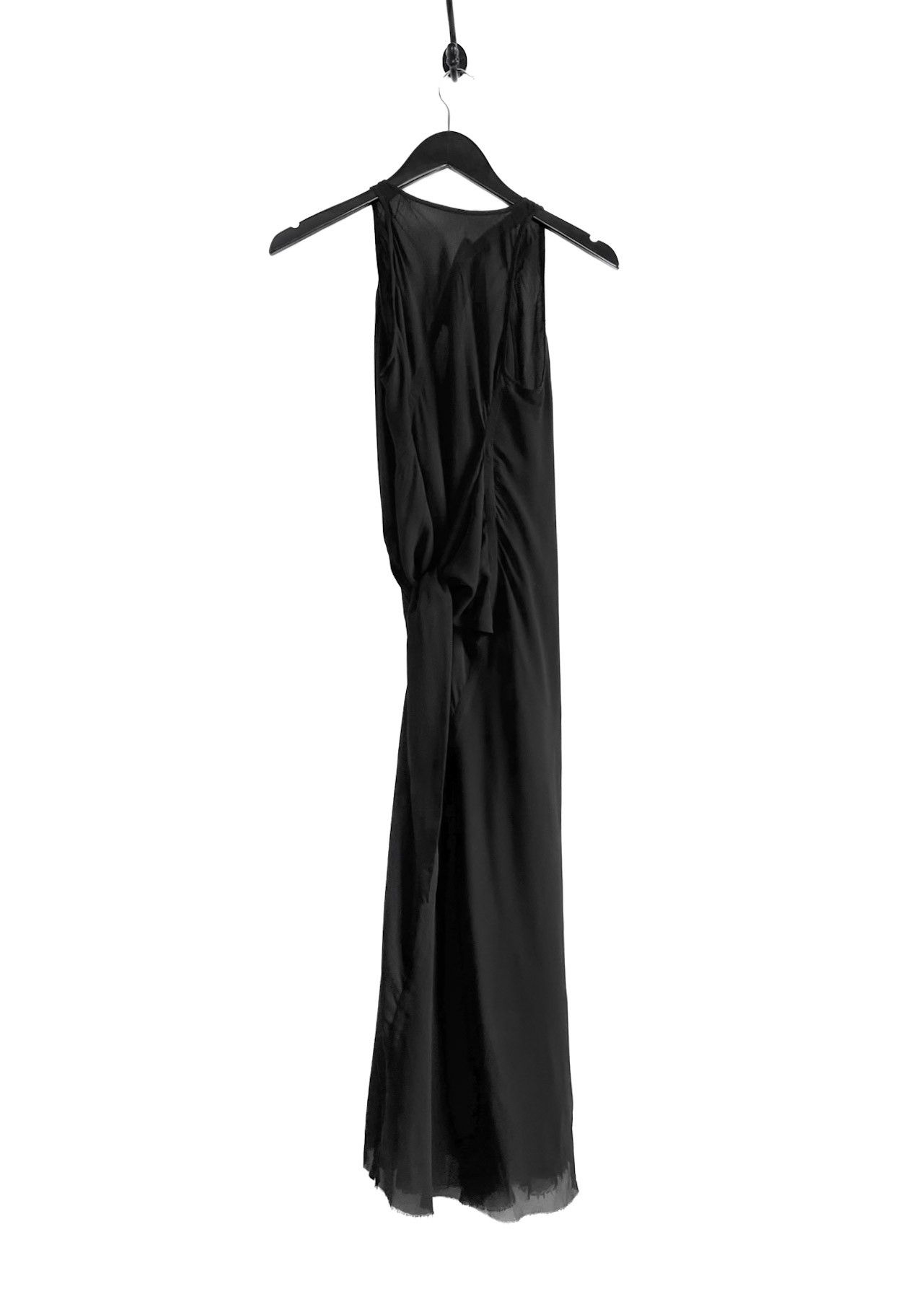 Rick Owens Rick Owens 2009 Crust Black Silk Dress Size S / US 4 / IT 40 - 2 Thumbnail