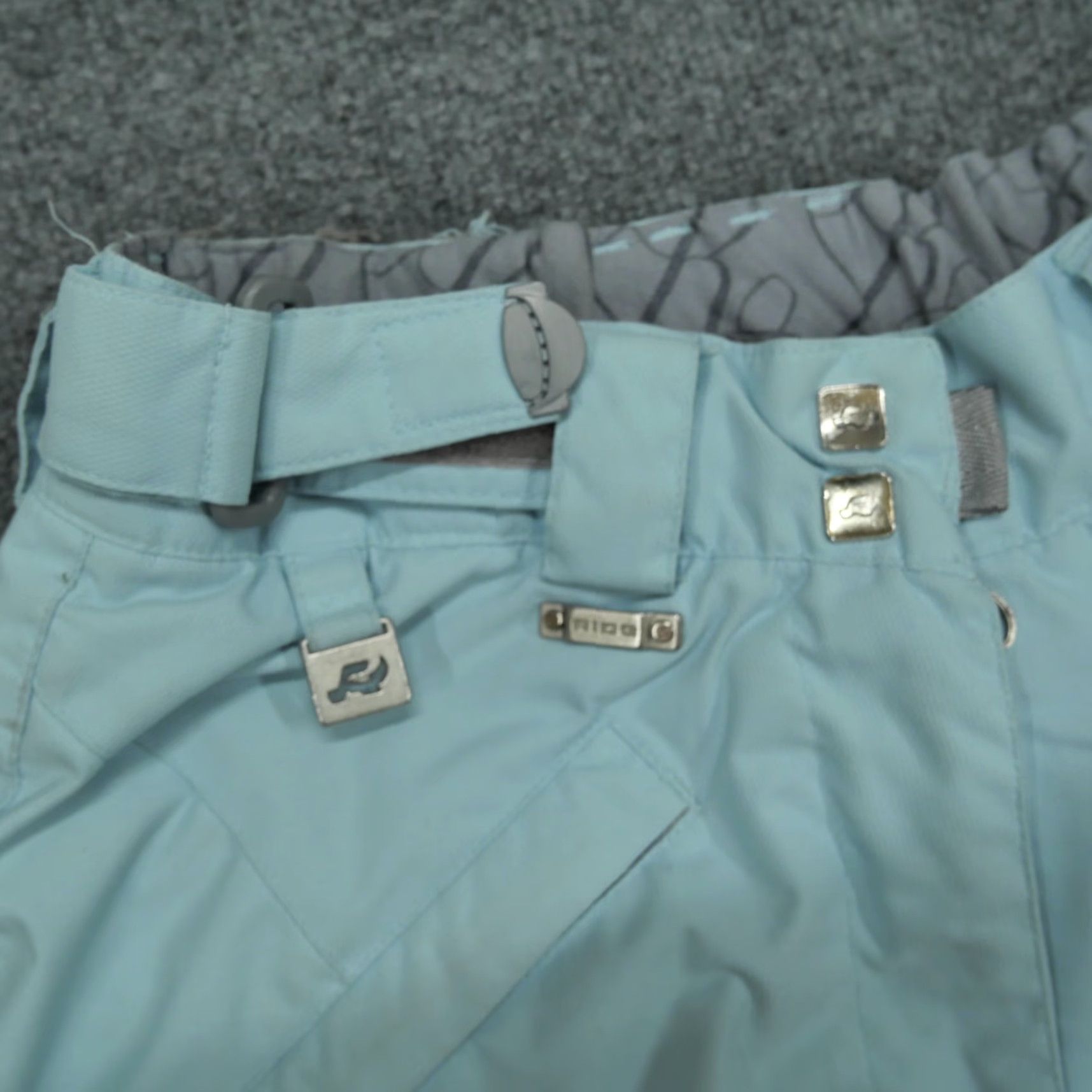 Vintage RIDE Snow pants Womens XS Blue 5 Series Ski Snow Size 26" / US 2 / IT 38 - 5 Thumbnail