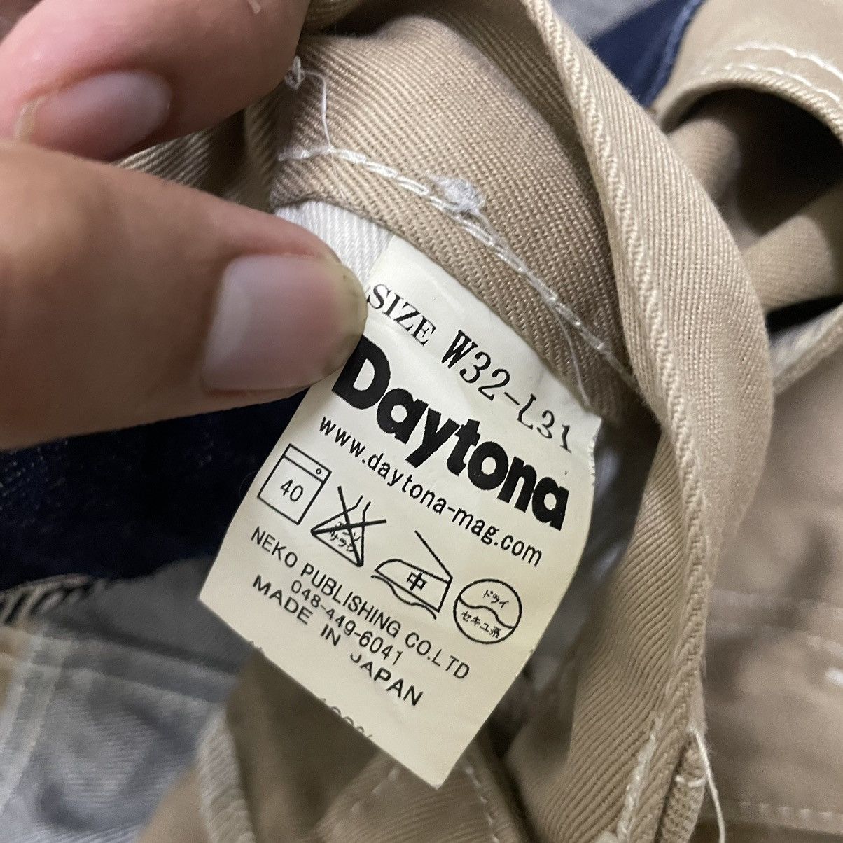 Daytona × Japanese Brand Setagaya AF Base Rare Design Jeans Kapital Style Size US 31 - 7 Thumbnail