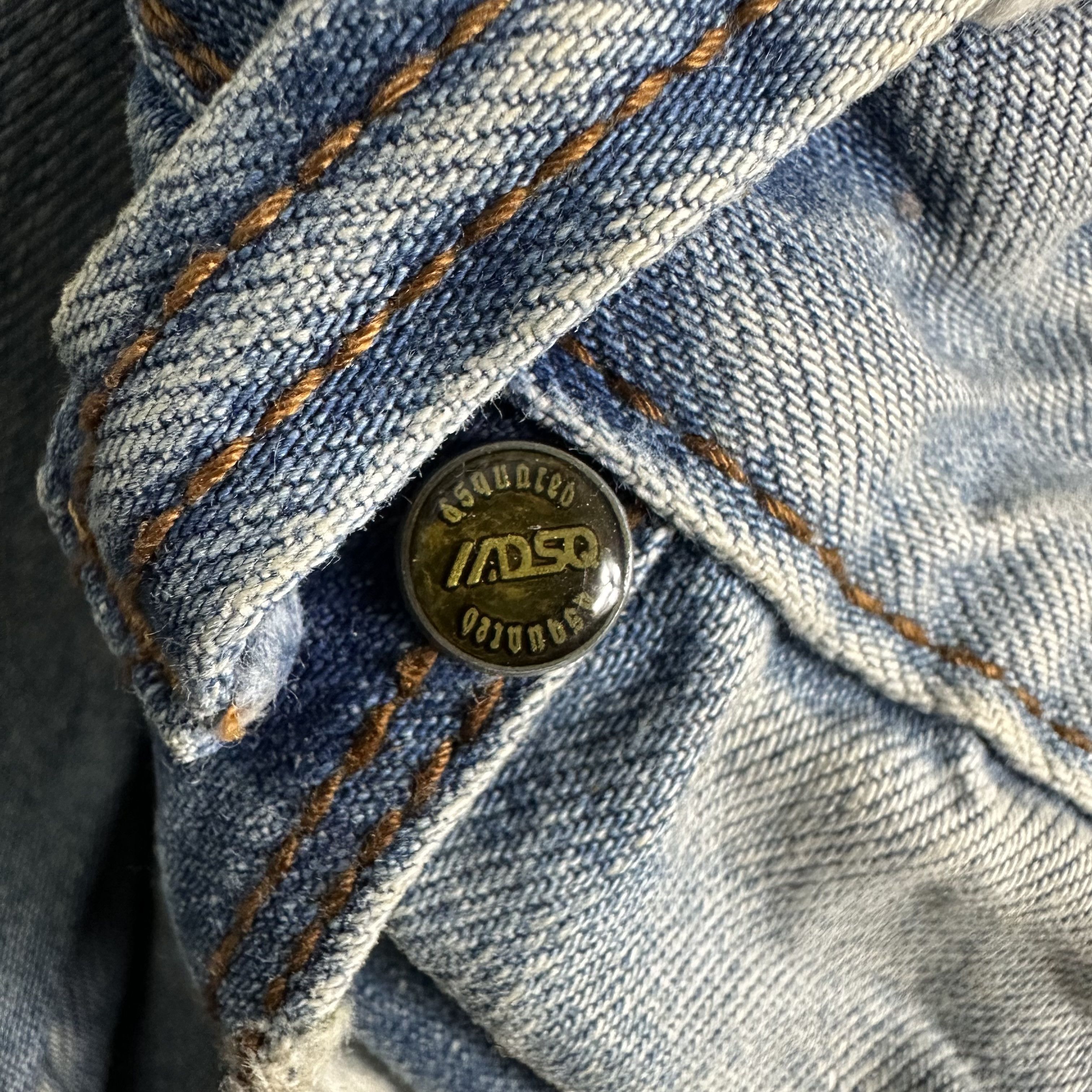 Dsquared2 🔥RARE🔥Vintage Dsquared2 Patchwork Distressed Denim Jeans Size US 33 - 5 Thumbnail