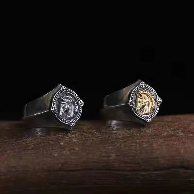 Jewelry Dark Jewelry Rings Open Size Chrome Ring (Size 7-13) Size ONE SIZE - 6 Thumbnail