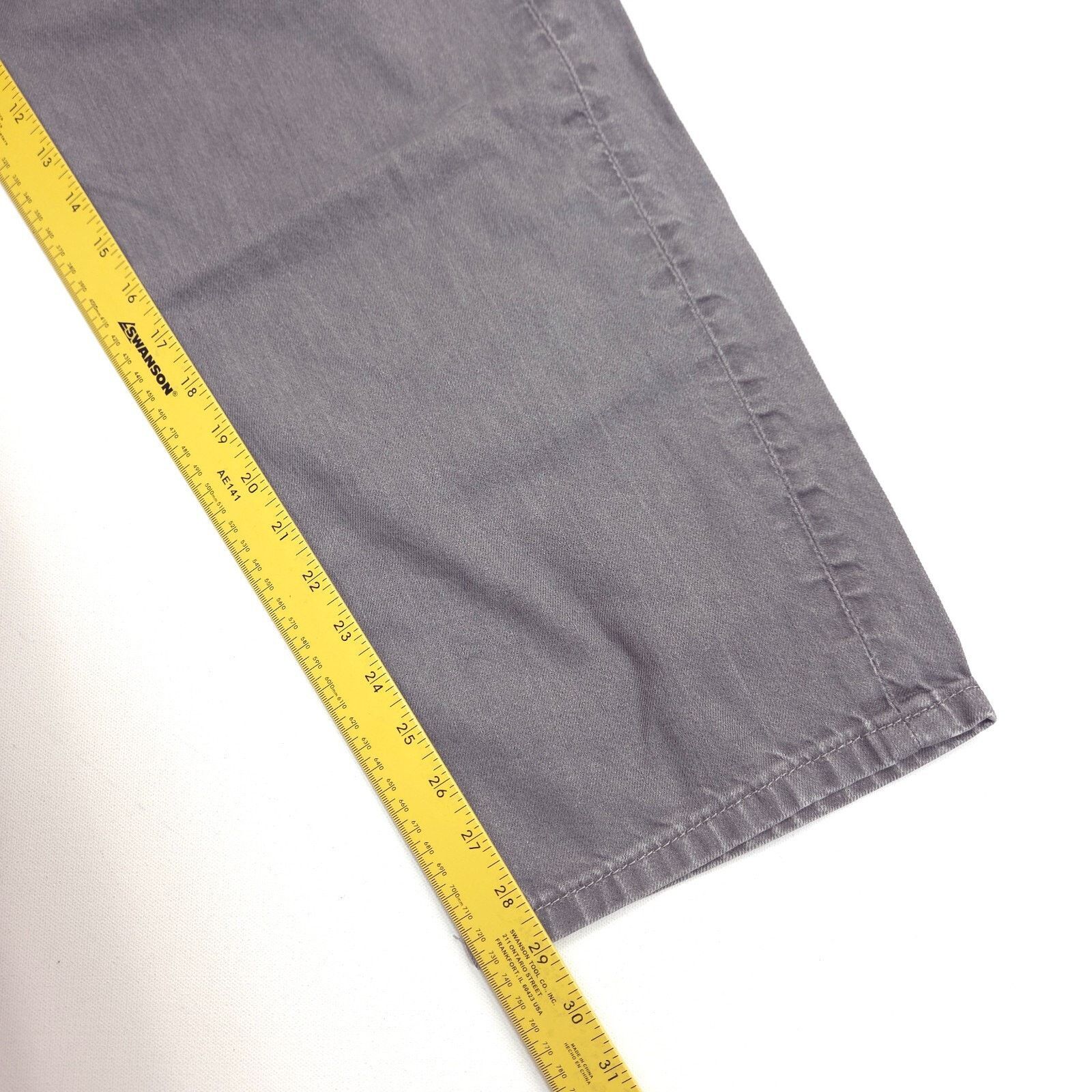 Levi's Levi's 569 Jeans Mens 38x29 Gray Loose Straight Minimalist Size US 38 / EU 54 - 6 Thumbnail