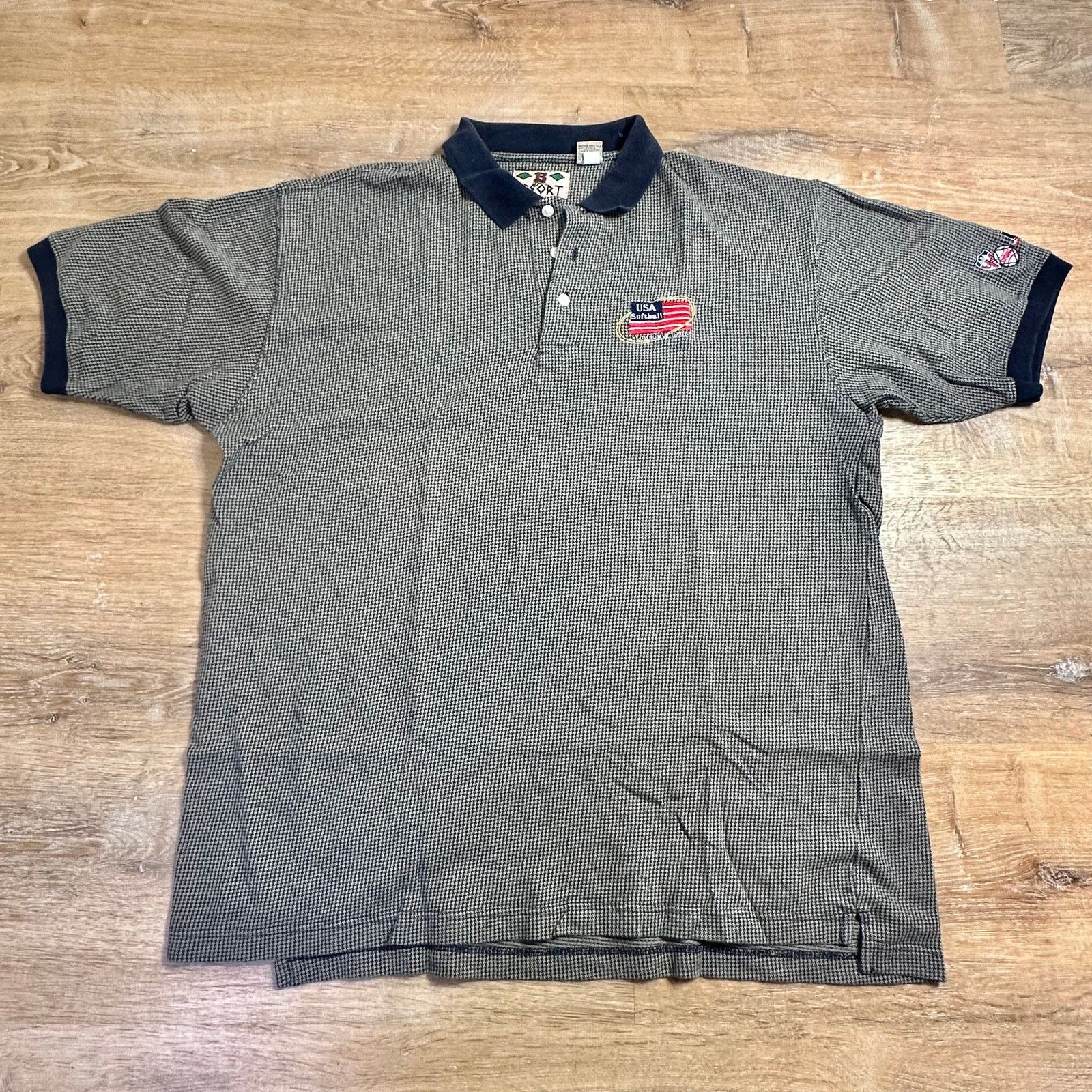 Disney Vintage Bou Resort Mens XL USA Softball Polo Size US XL / EU 56 / 4 - 2 Thumbnail