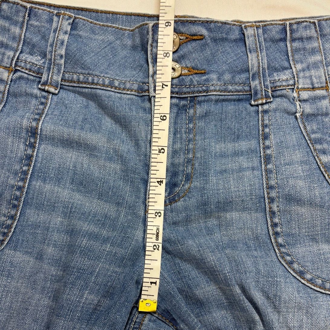 Vintage GLO Jeans Flared Denim Junior's Size 13 High Rise Y2K Style Size 34" / US 12 / IT 48 - 6 Thumbnail
