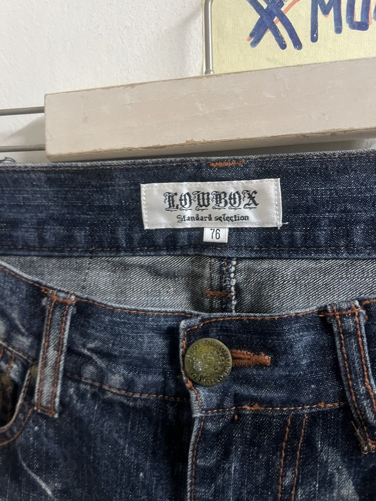 Japanese Brand × Vintage HOT‼️LOWBOX DISTRESSED DENIM PANT Size US 30 / EU 46 - 8 Thumbnail