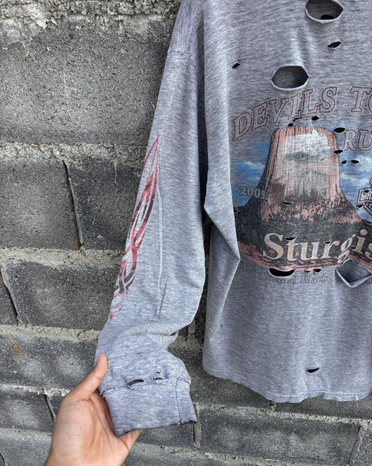 Harley Davidson Thrashed Sturgis Harley Davidson Sweatshirt Size US L / EU 52-54 / 3 - 4 Thumbnail