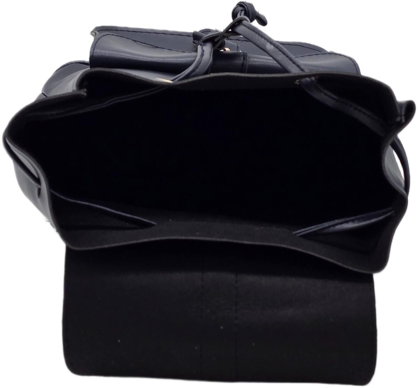 Genetic Manipulation Shinichiro Kuriya Classic Dark Blue Faux Leather Backpack with Buckle Closure Size ONE SIZE - 8 Thumbnail