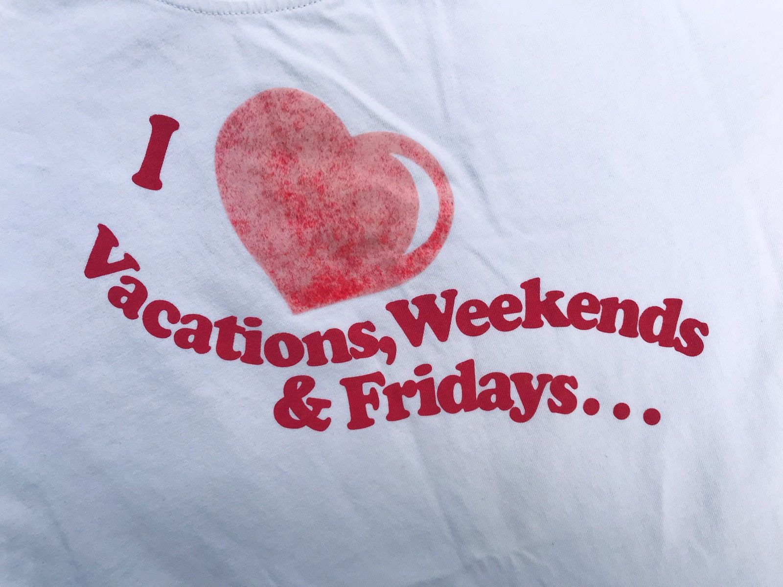 Victoria Beckham VICTORIA BECKHAM I Heart Weekends Print T-shirt Short Sleeve Size S / US 4 / IT 40 - 4 Thumbnail