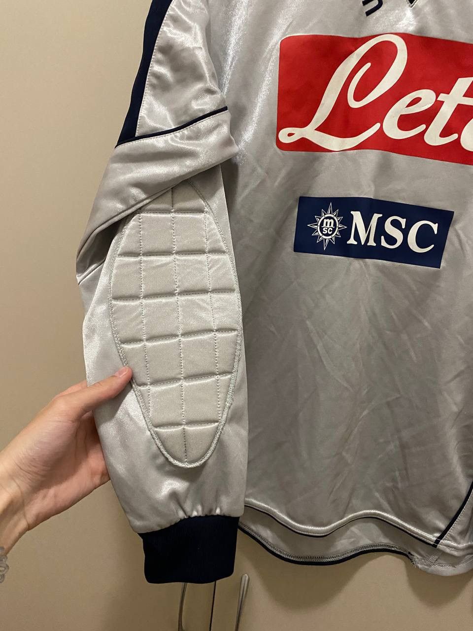 Kappa NAPOLI MATCH WORN GOALKEEPER LONG SLEEVE JERSEY Size US M / EU 48-50 / 2 - 4 Thumbnail