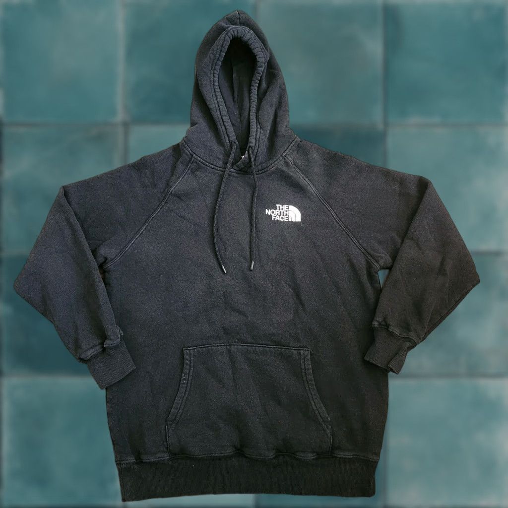 The North Face VINTAGE not applicable The North Face Womens Black Pullover Hoodie Logo Sweatshirt Large Size L / US 10 / IT 46 - 1 Thumbnail