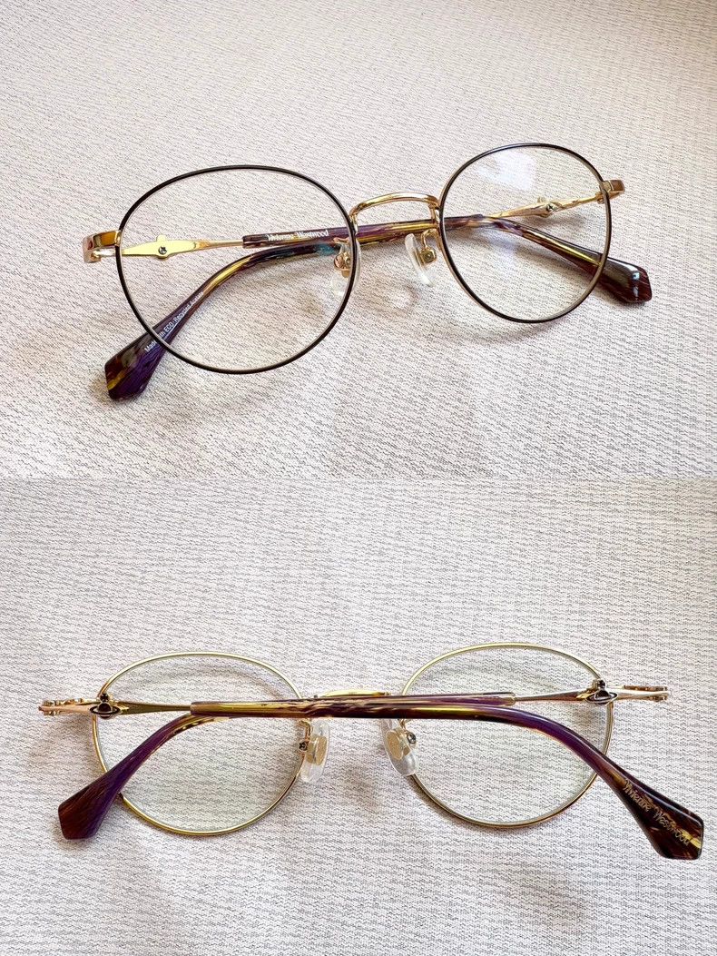 Vivienne Westwood Vintage Black Round Tortoise Shell Small