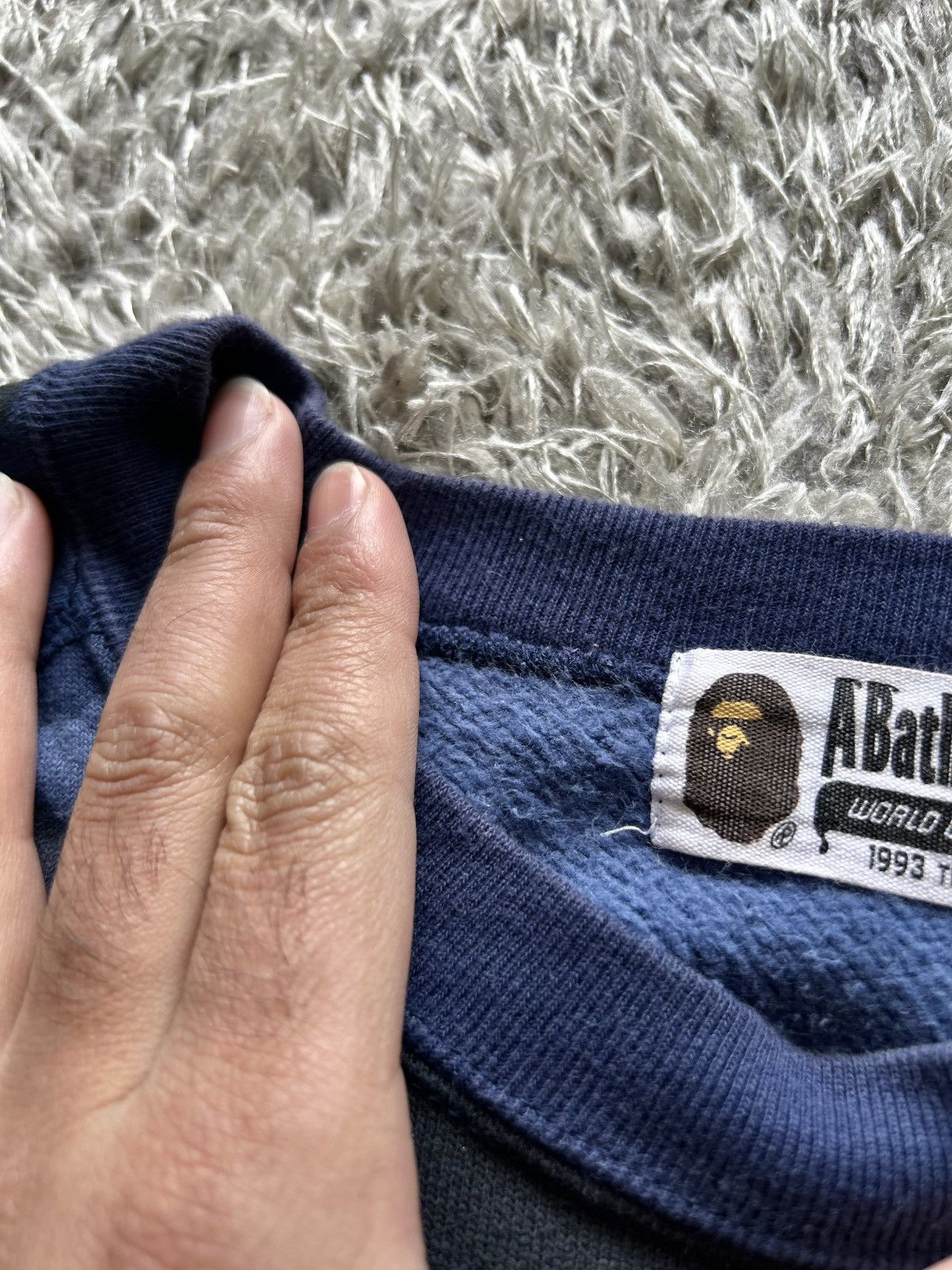 Bape 💥RARE💥 BAPE SHARK BLUE CAMO SWEATSHIRT Size US L / EU 52-54 / 3 - 14 Thumbnail