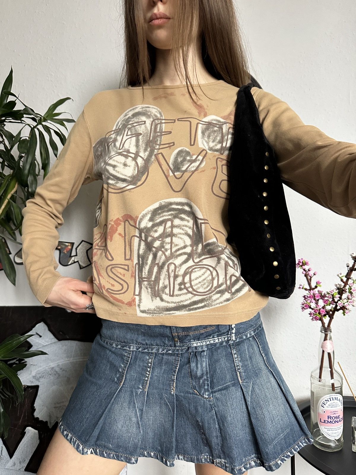 Japanese Brand × Vintage Angel Abstract Graphic Longsleeve Top y2k Size XS / US 0-2 / IT 36-38 - 2 Thumbnail