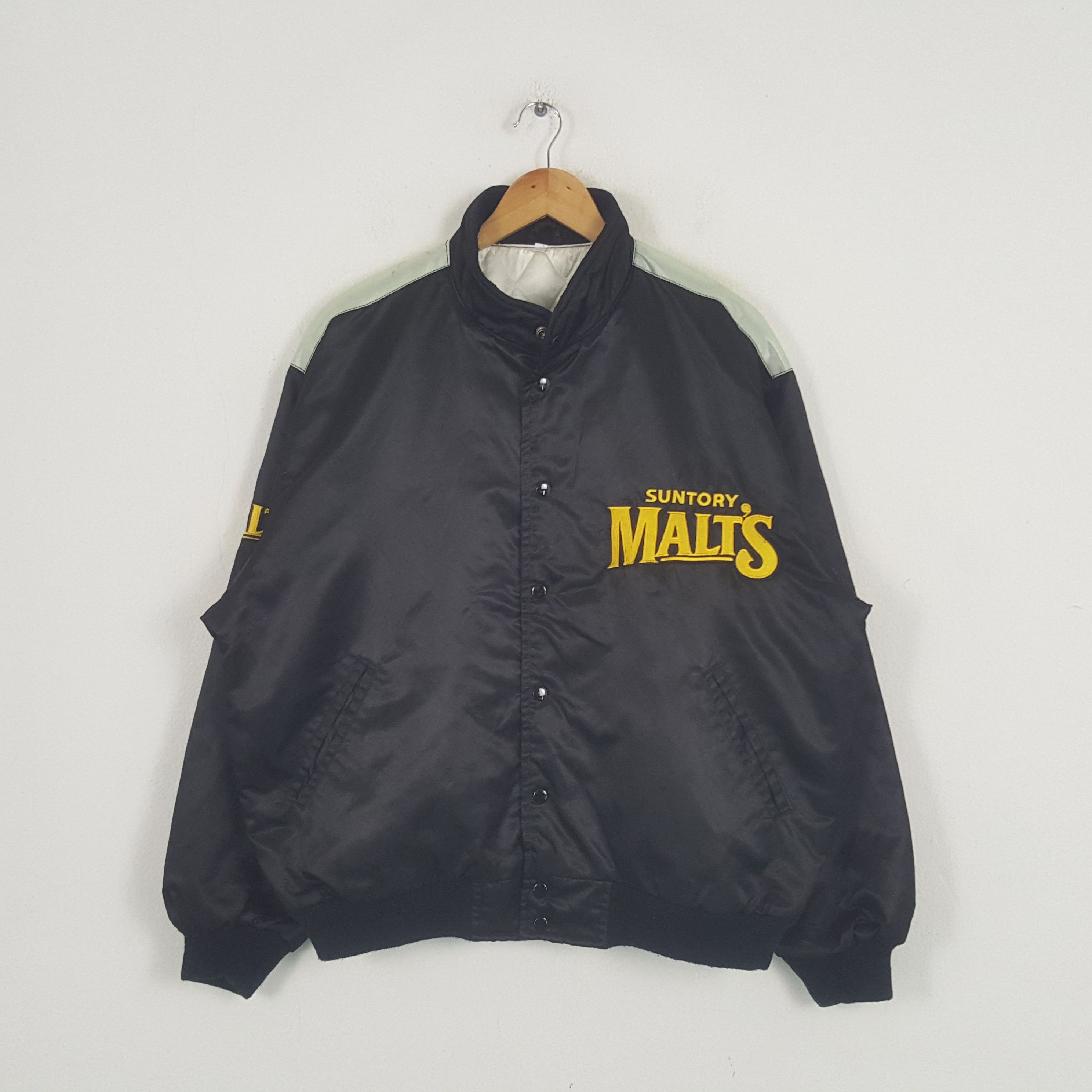 MLB × Vintage Vintage Suntory Malt's American Baseball Team Jacket Size US XL / EU 56 / 4 - 3 Thumbnail